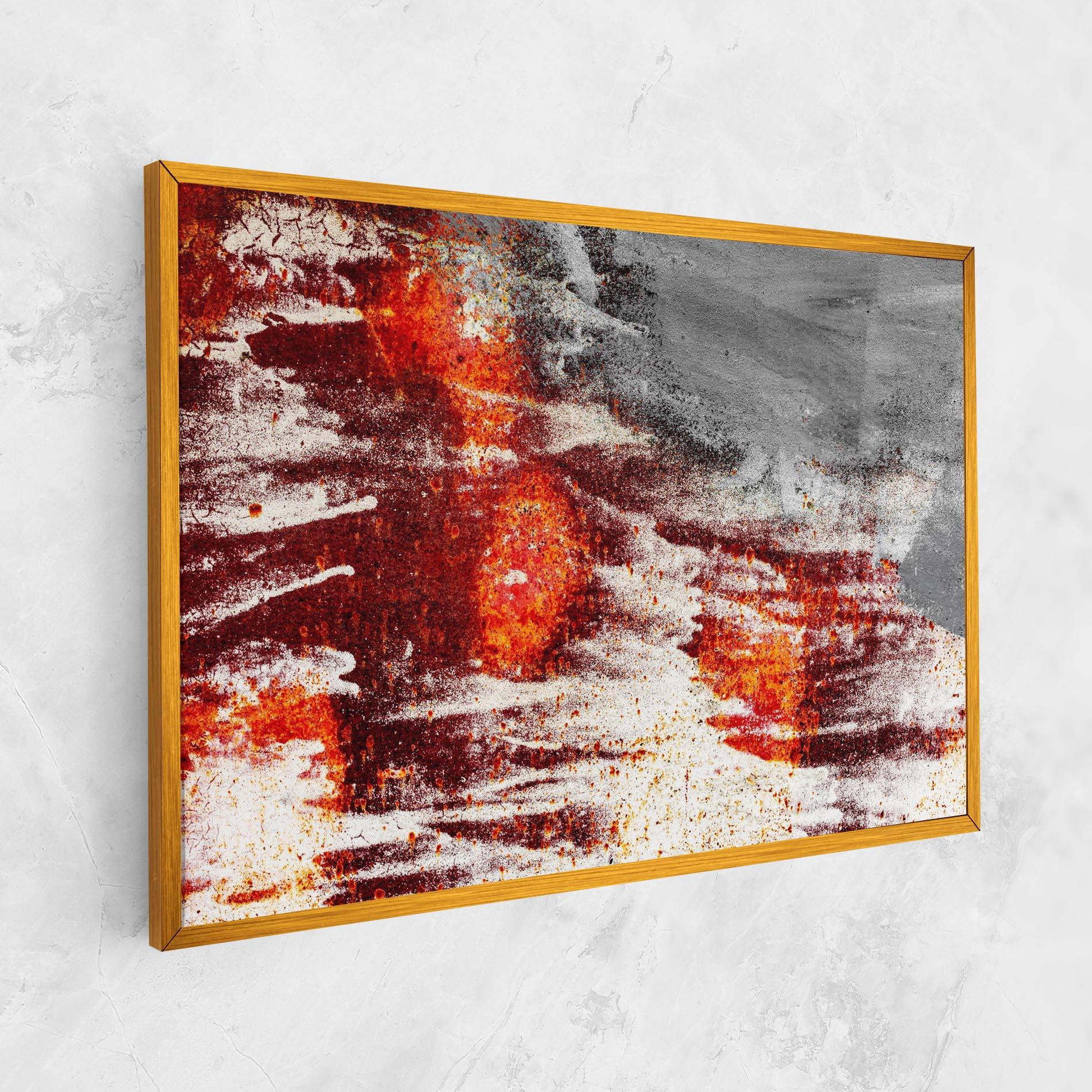 Tablou Canvas Burning Sign mockup 1