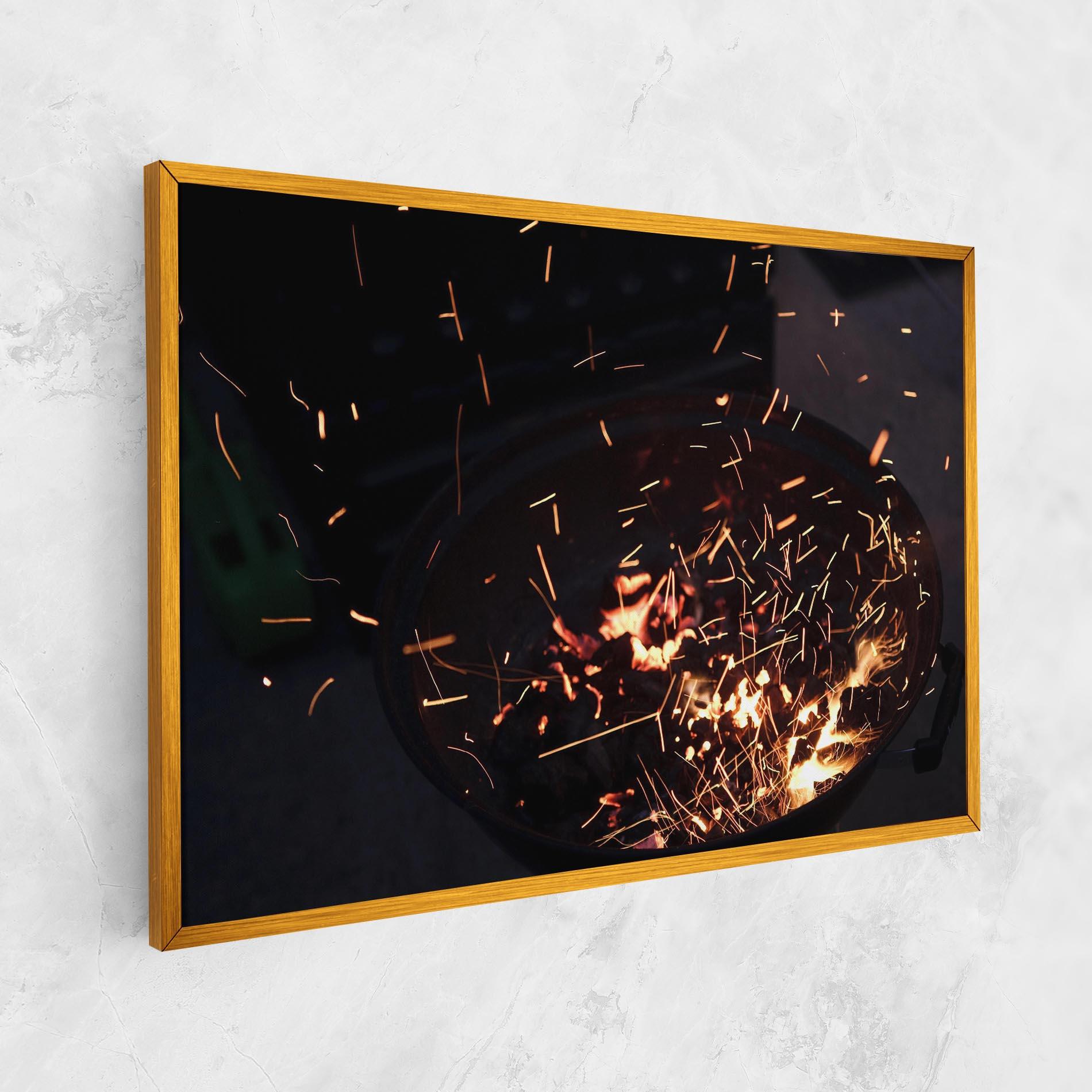 Tablou Canvas Fire Little Lights mockup 1