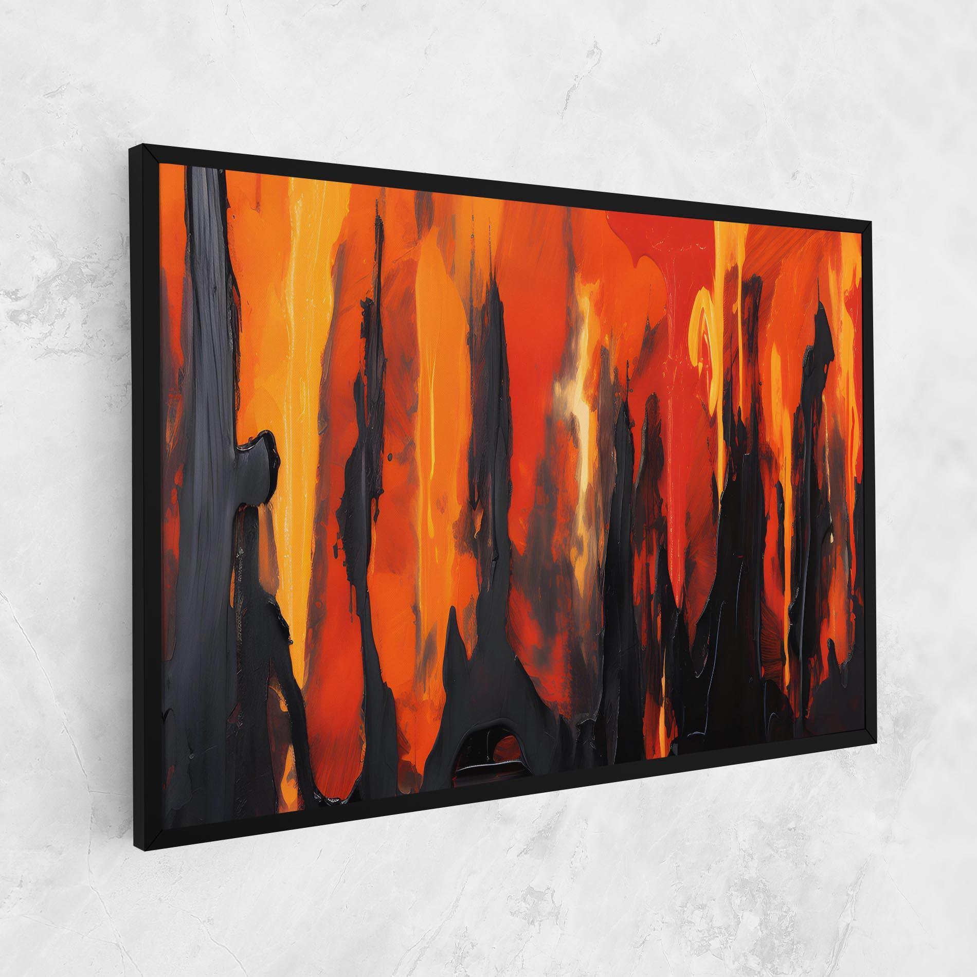 Tablou Canvas Abstract Fire Art mockup 1
