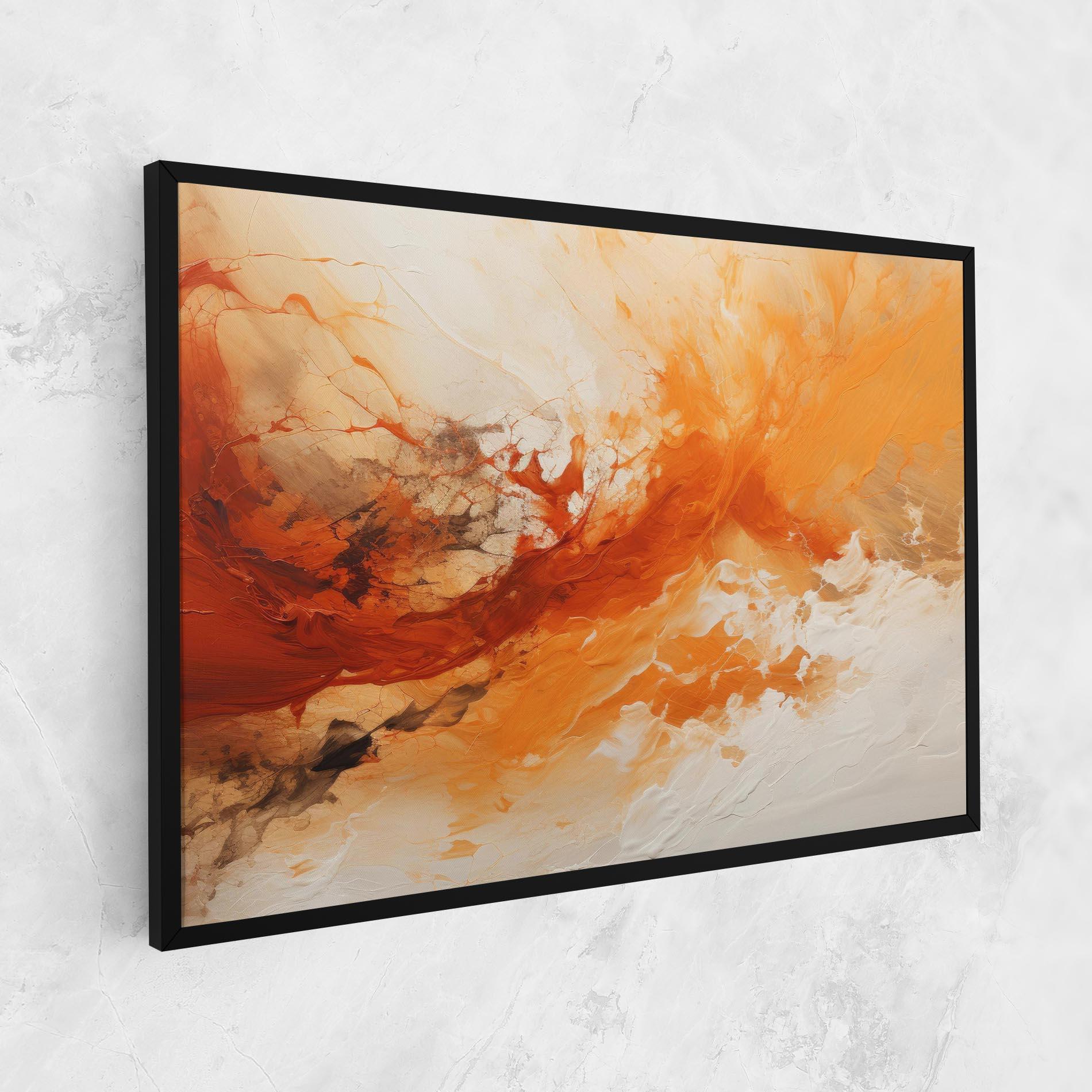 Tablou Canvas Abstract Fire Painting mockup 1