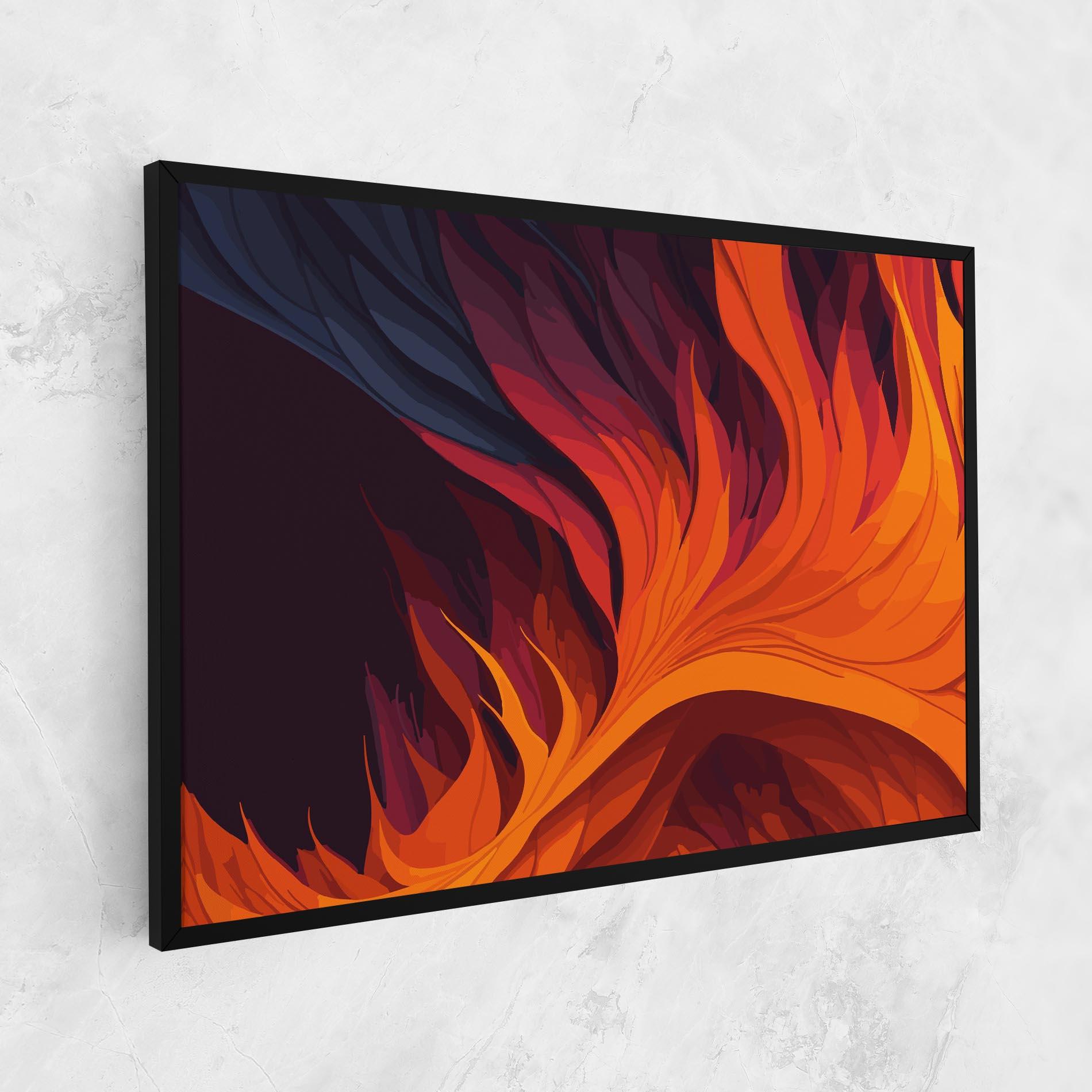 Tablou Canvas Artistic Fire mockup 1