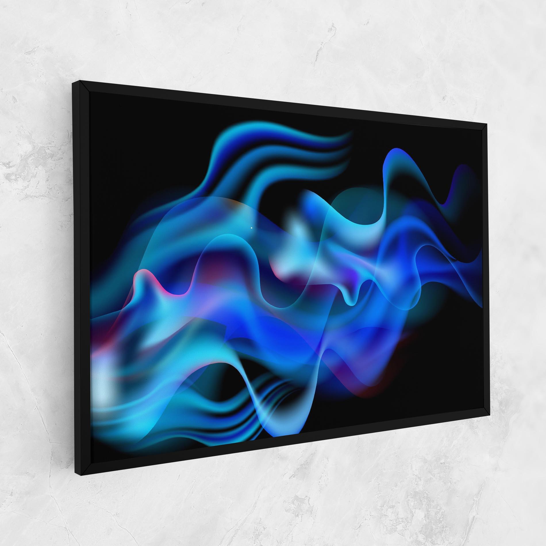 Tablou Canvas Blue Fire mockup 1