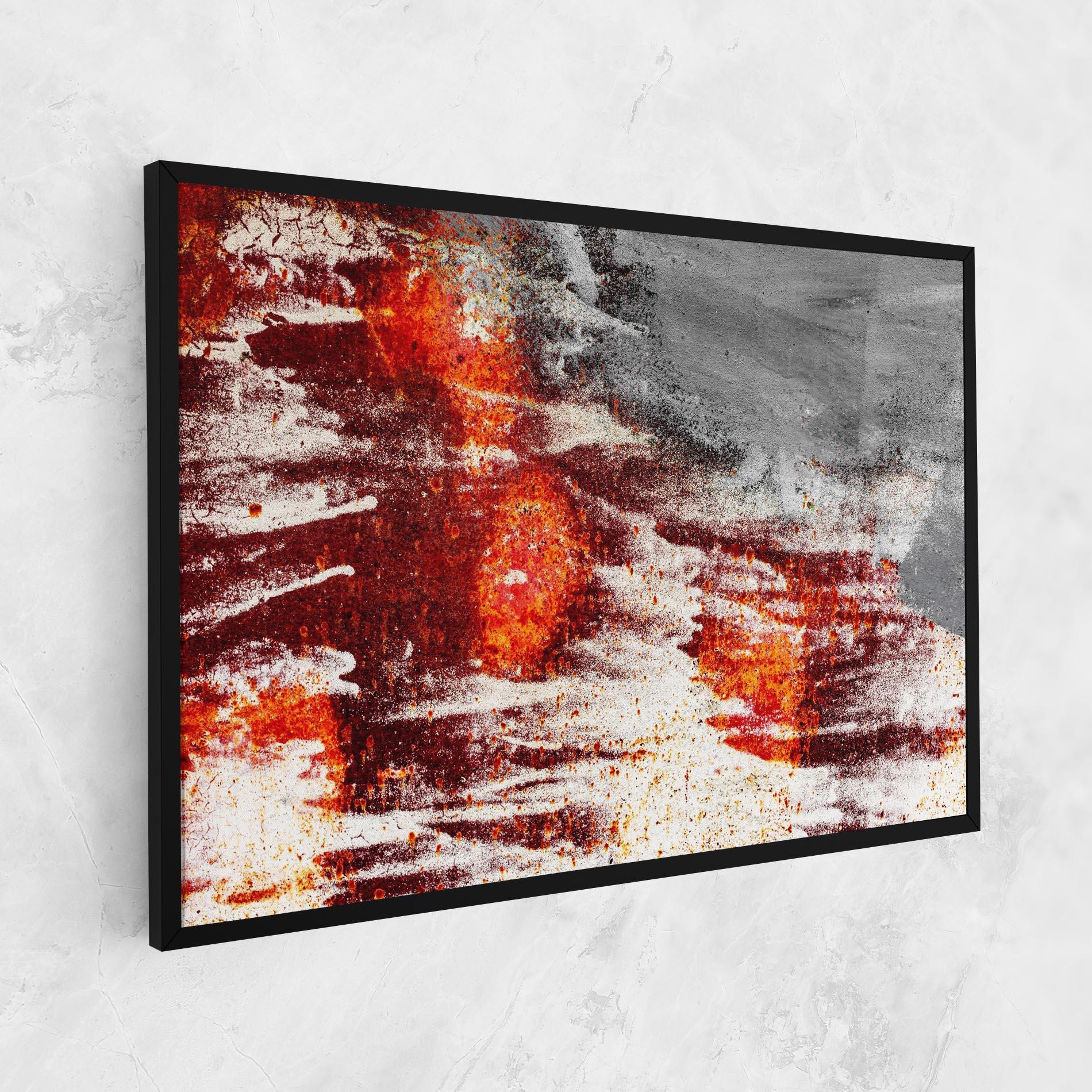 Tablou Canvas Burning Sign mockup 1