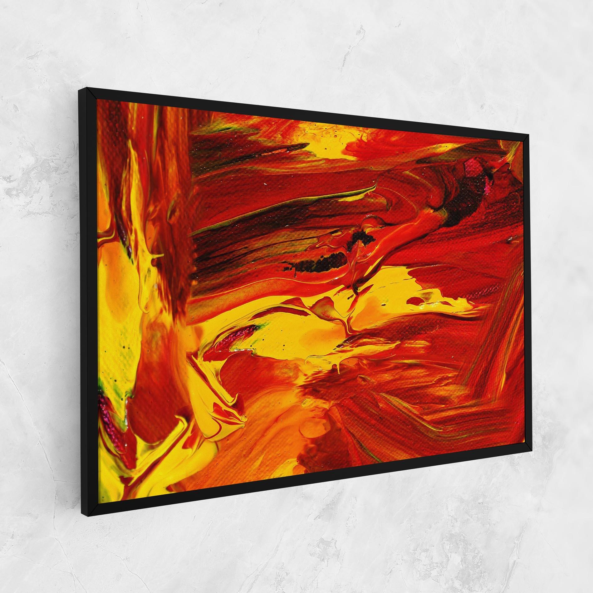 Tablou Canvas Fire Painting mockup 1