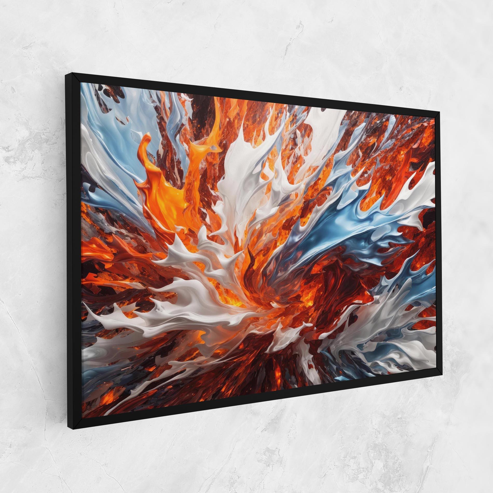 Tablou Canvas Flame Rase mockup 1