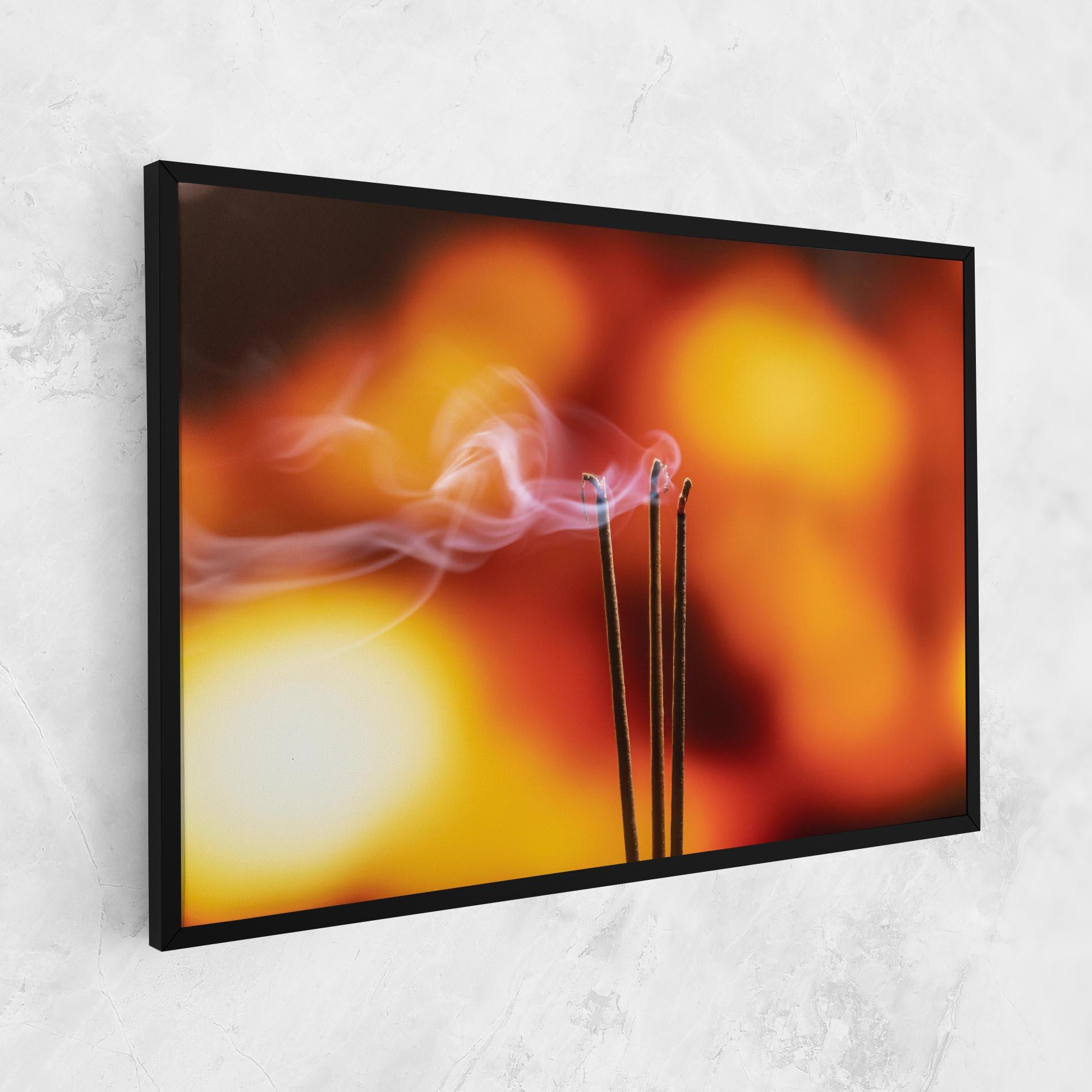 Tablou Canvas Sticks Burning mockup 1
