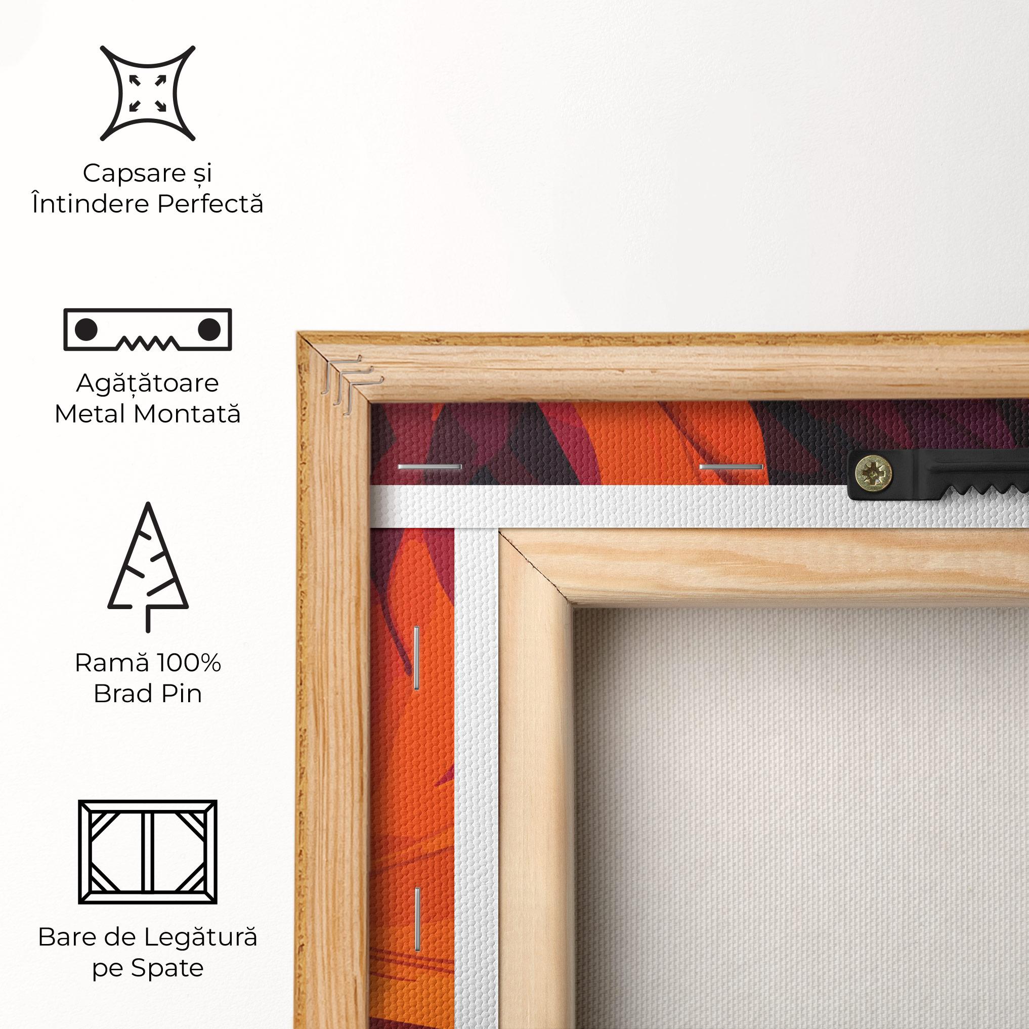 Tablou Canvas Artistic Fire mockup 5