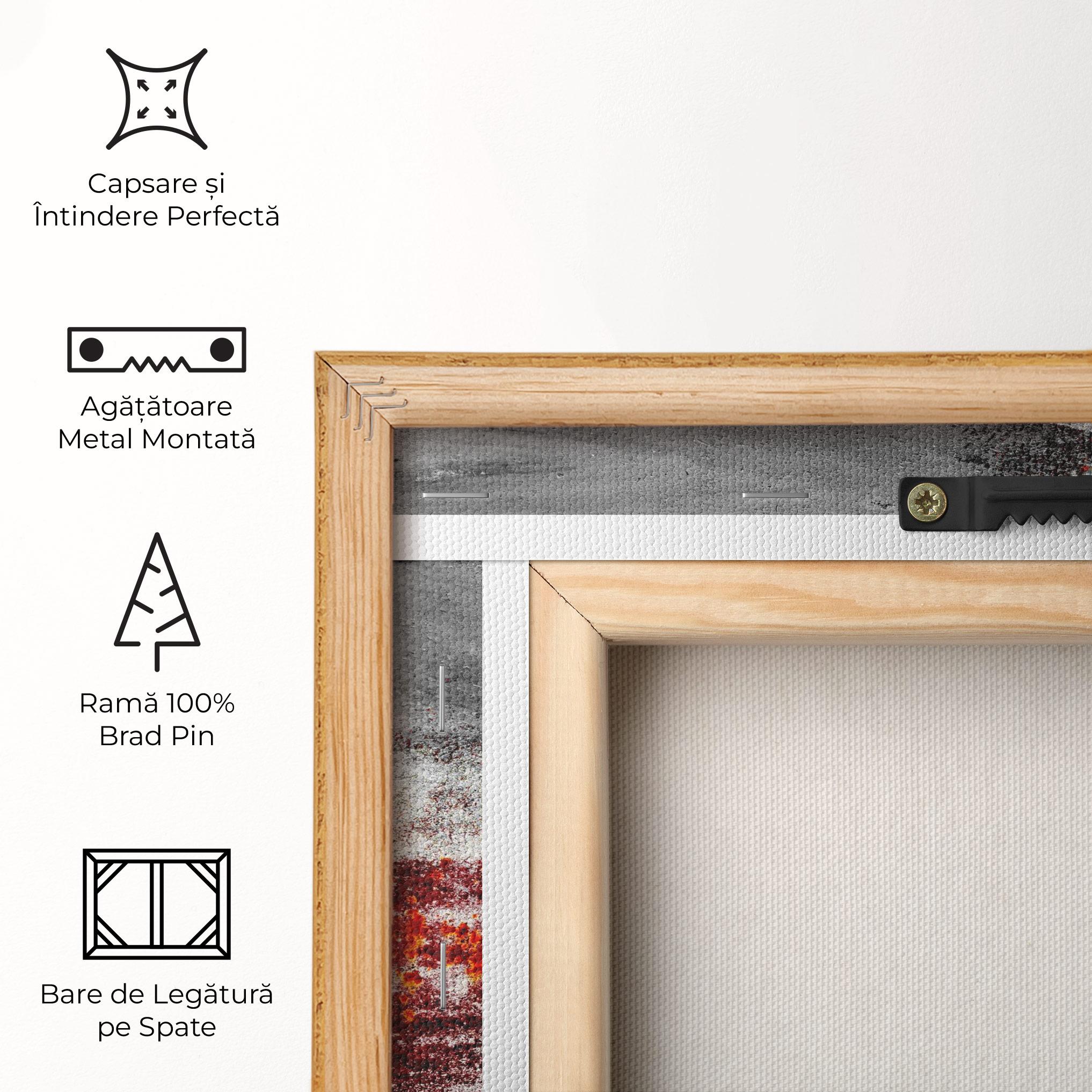 Tablou Canvas Burning Sign mockup 5