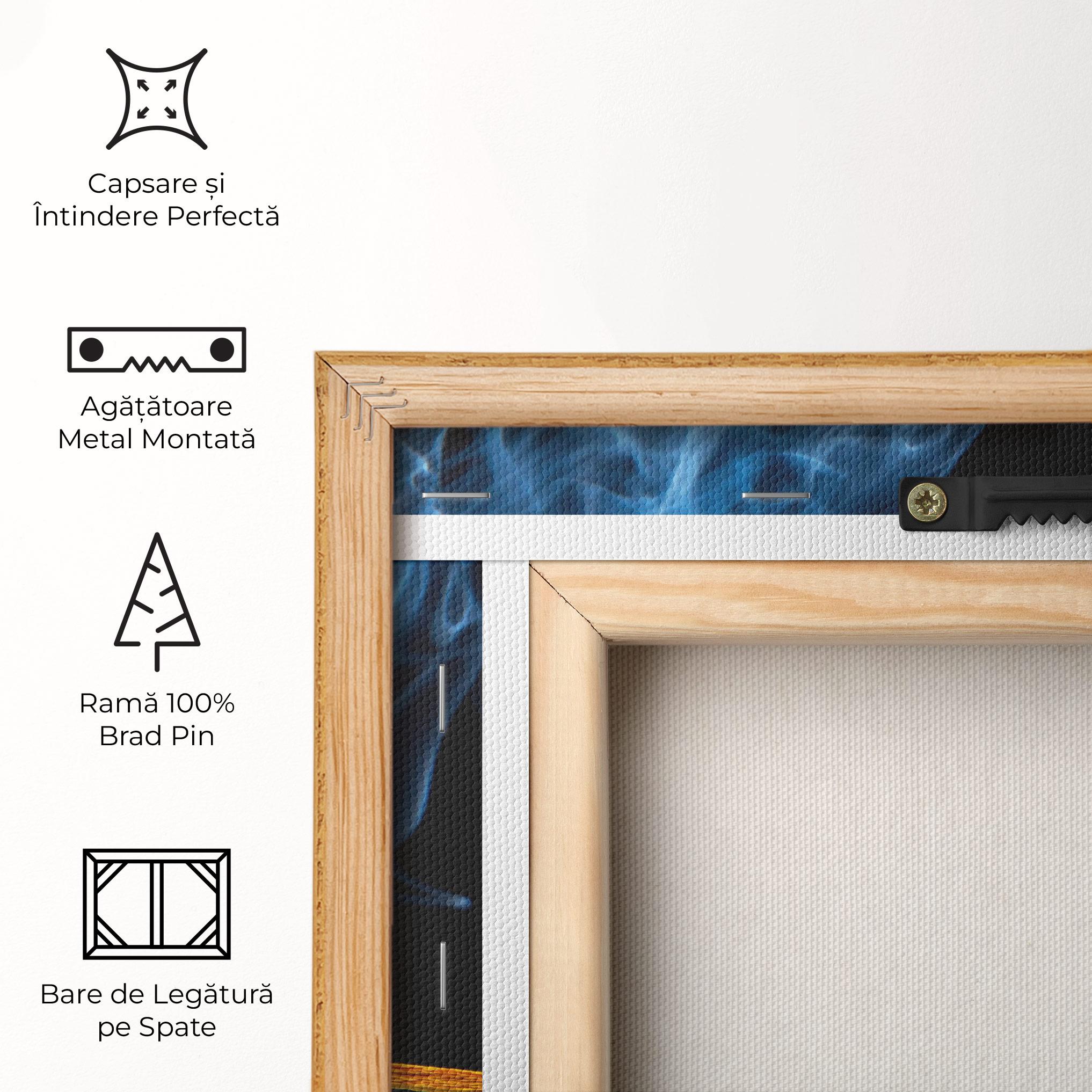 Tablou Canvas Burning Smoking Match mockup 5