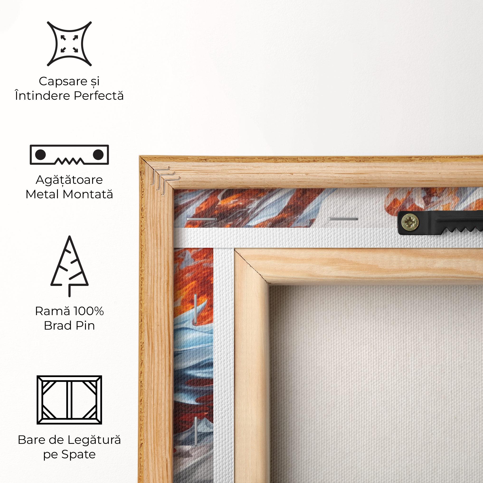 Tablou Canvas Flame Rase mockup 5