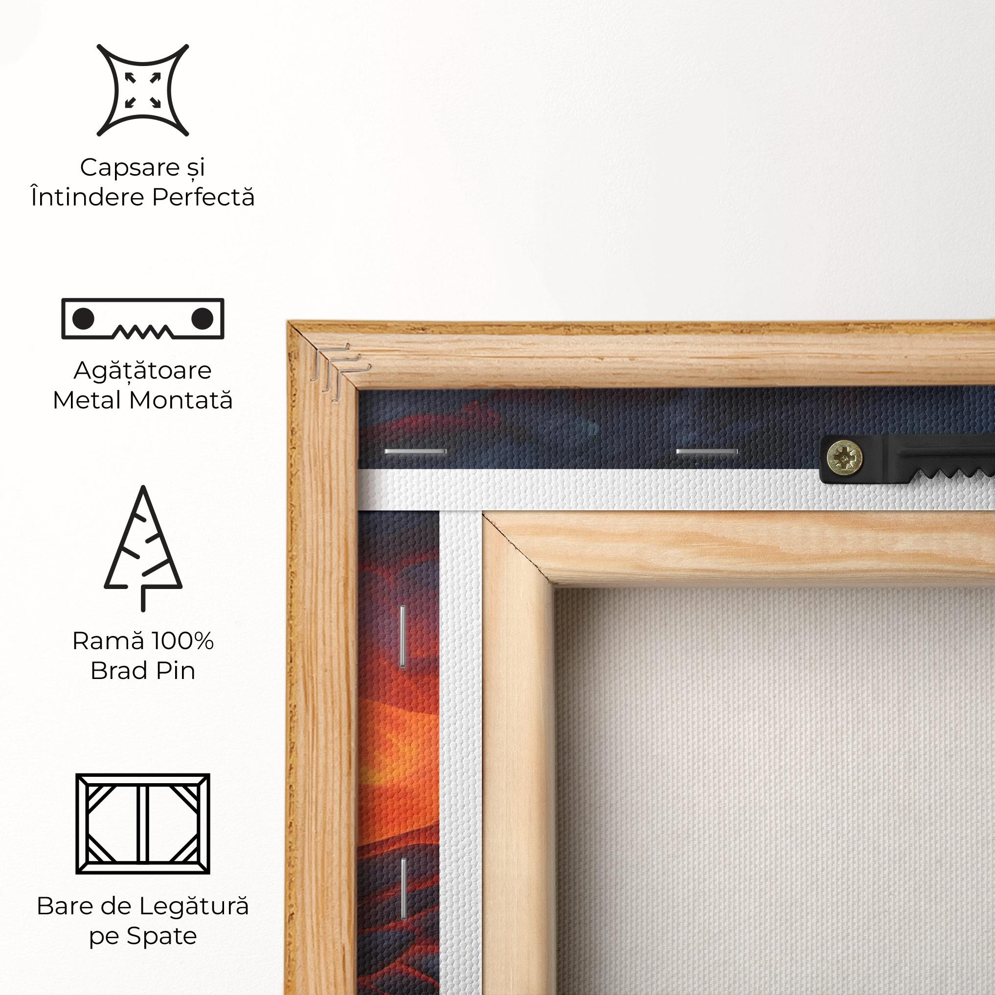 Tablou Canvas Lava Art mockup 5