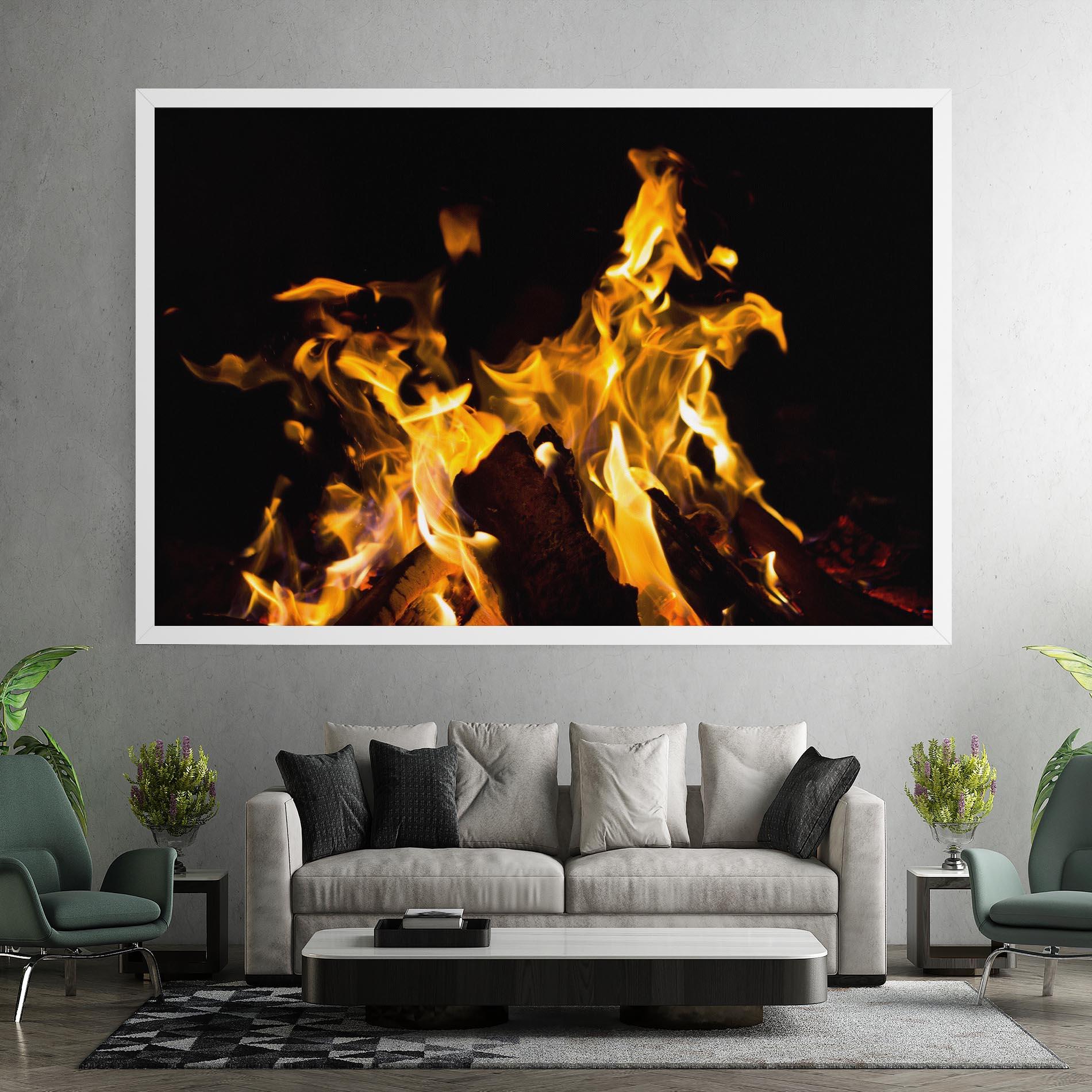 Tablou Canvas Fire Dance mockup 7