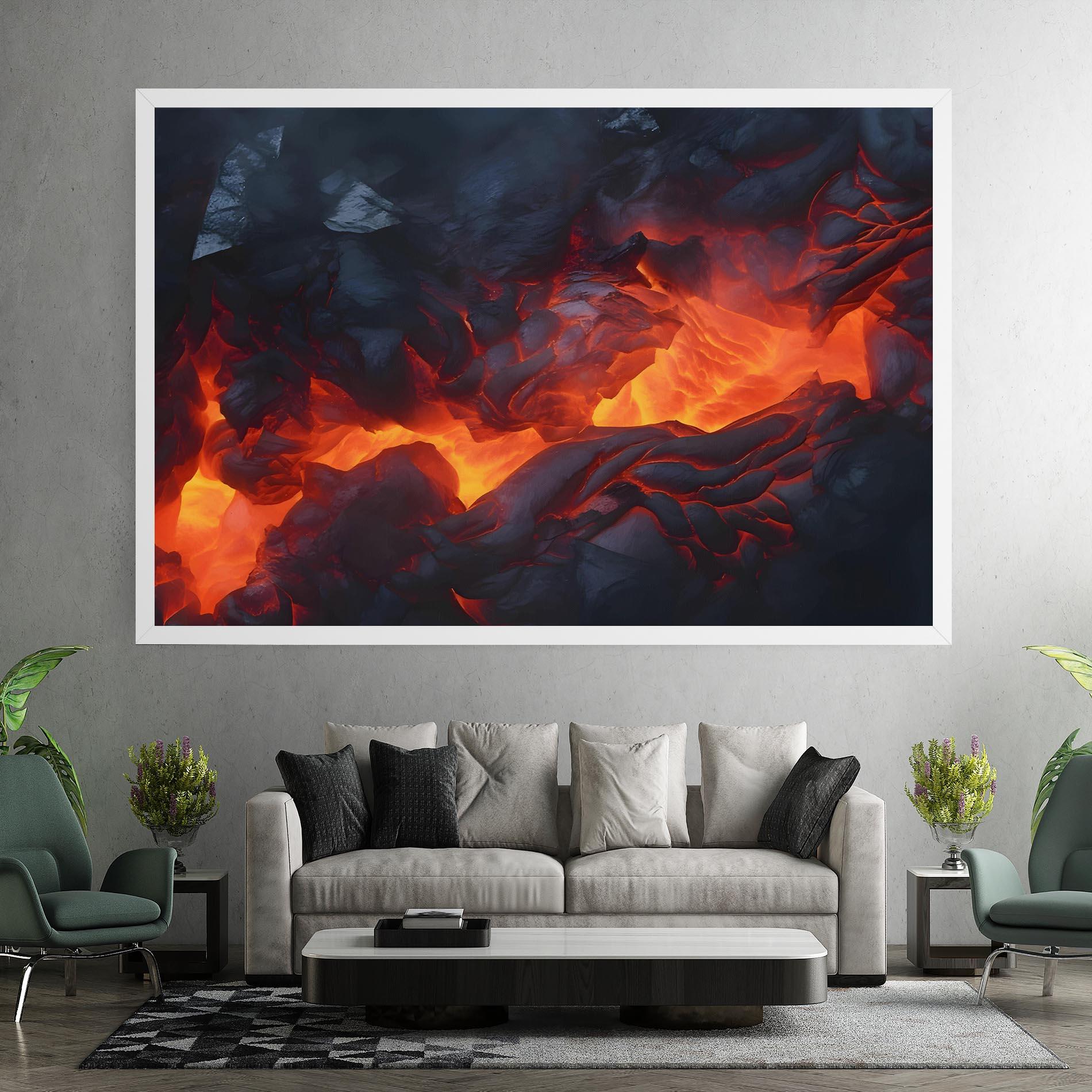 Tablou Canvas Lava Art mockup 7