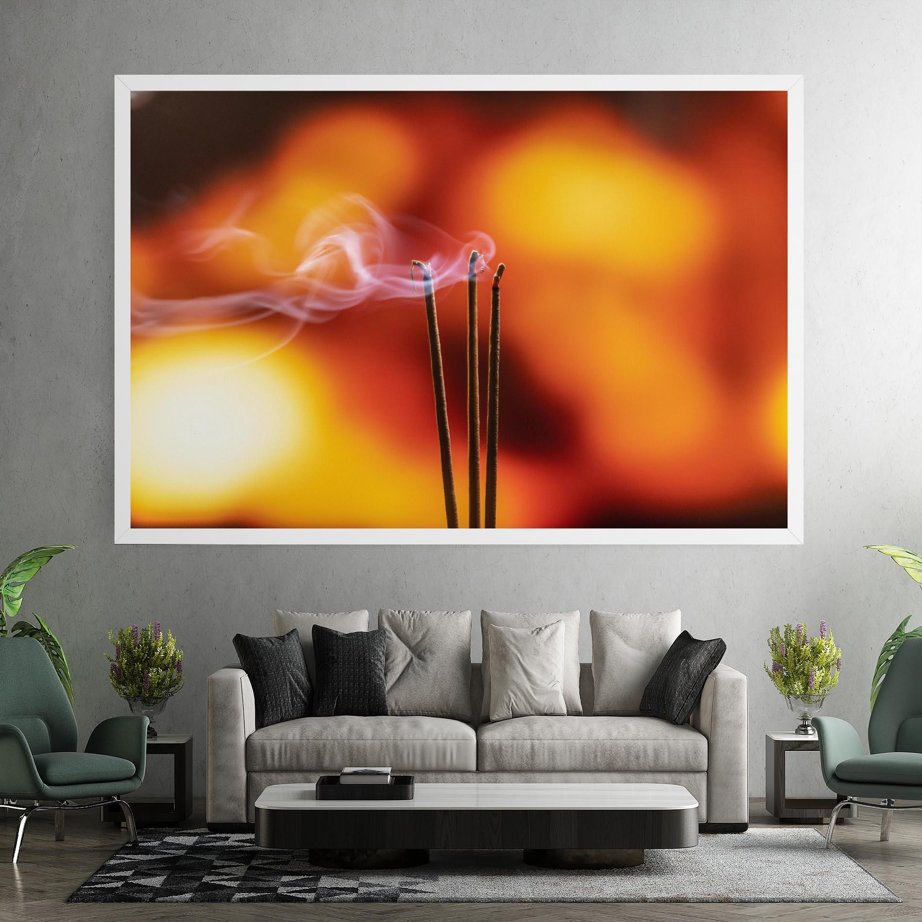 Tablou Canvas Sticks Burning mockup 7