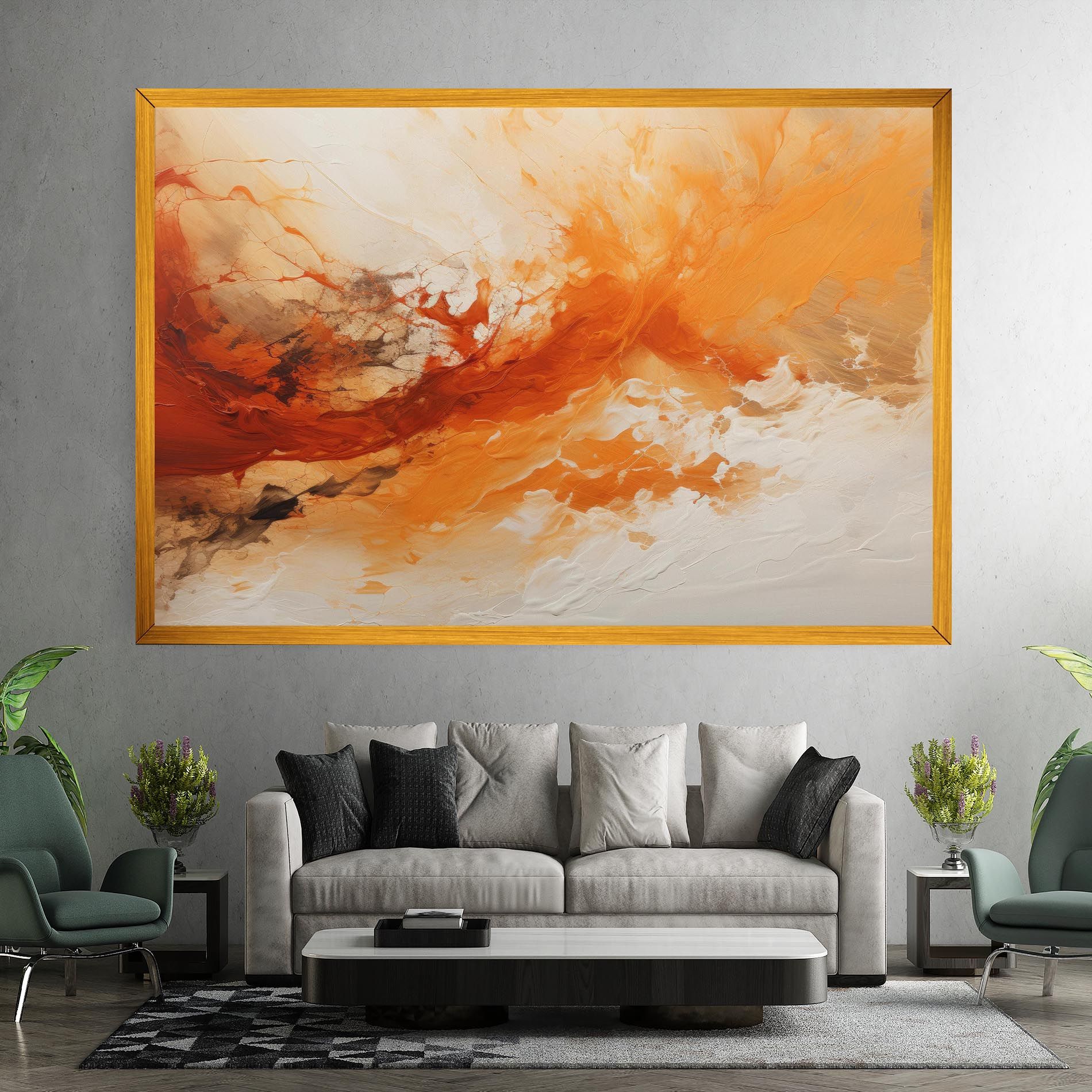 Abstract Fire Painting mockup 7