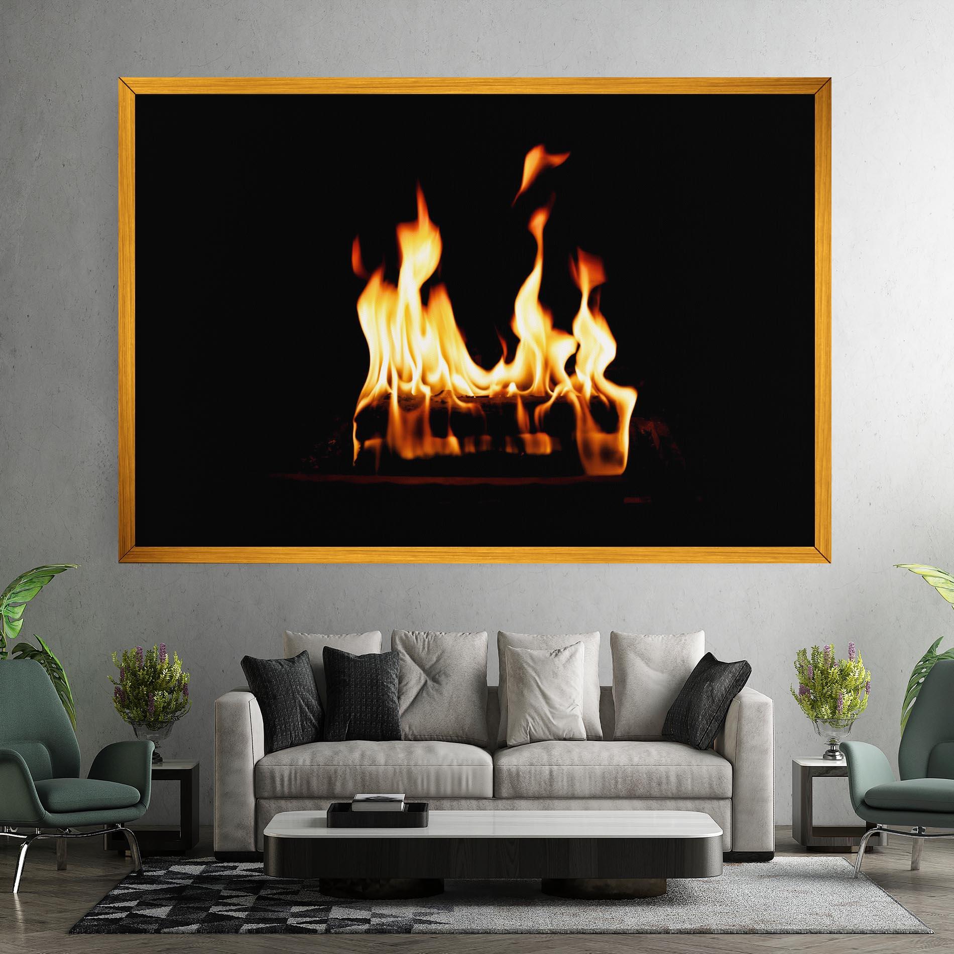 Tablou Canvas Calm Fire mockup 7