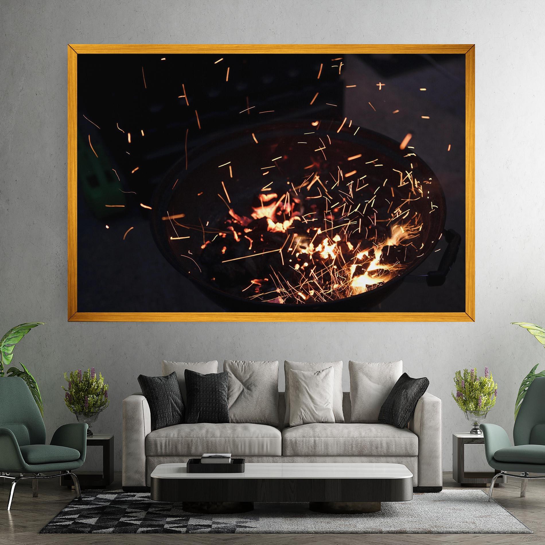 Tablou Canvas Fire Little Lights mockup 7