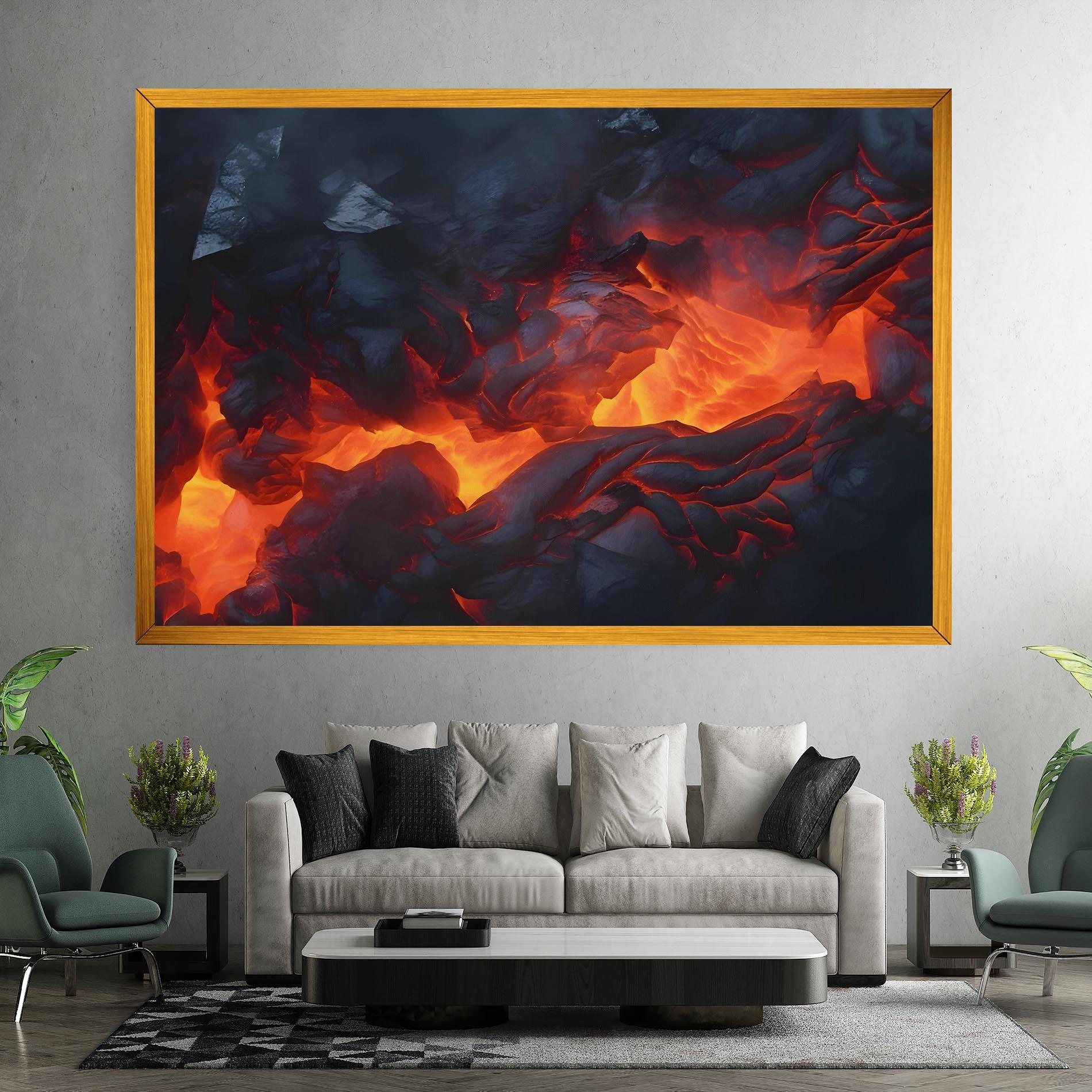 Tablou Canvas Lava Art mockup 7