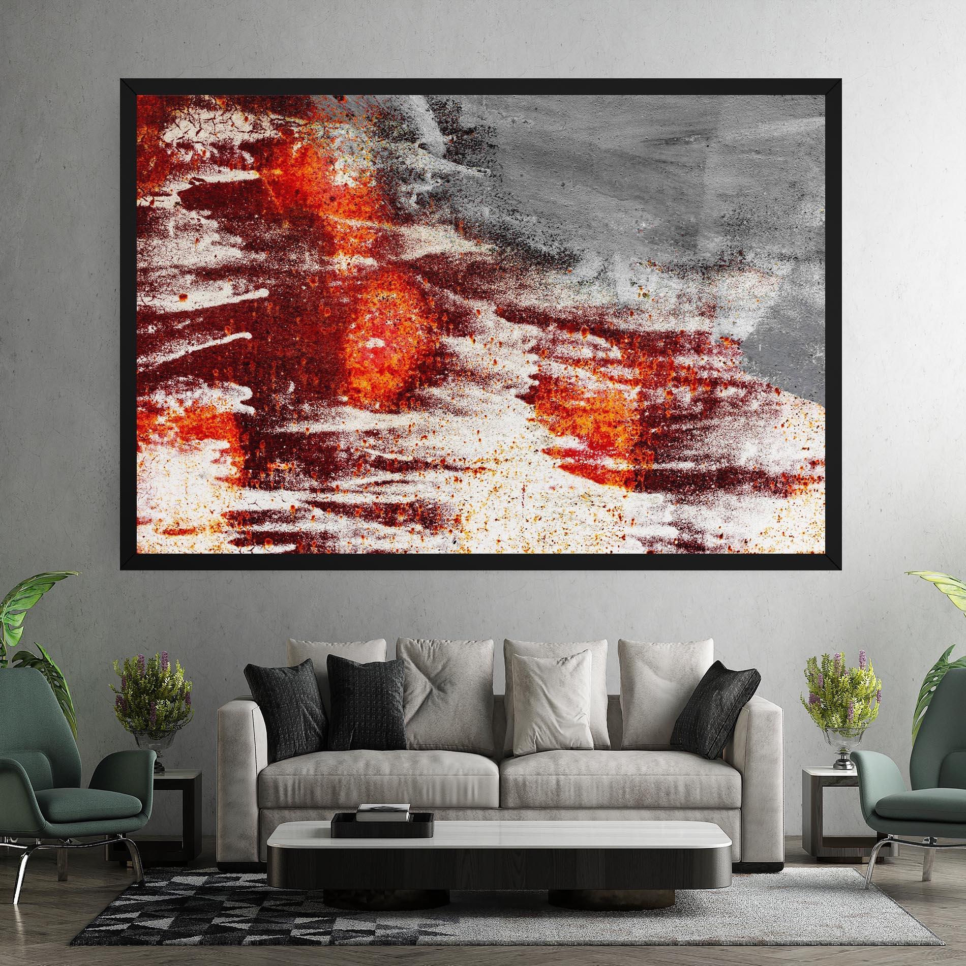 Tablou Canvas Burning Sign mockup 7