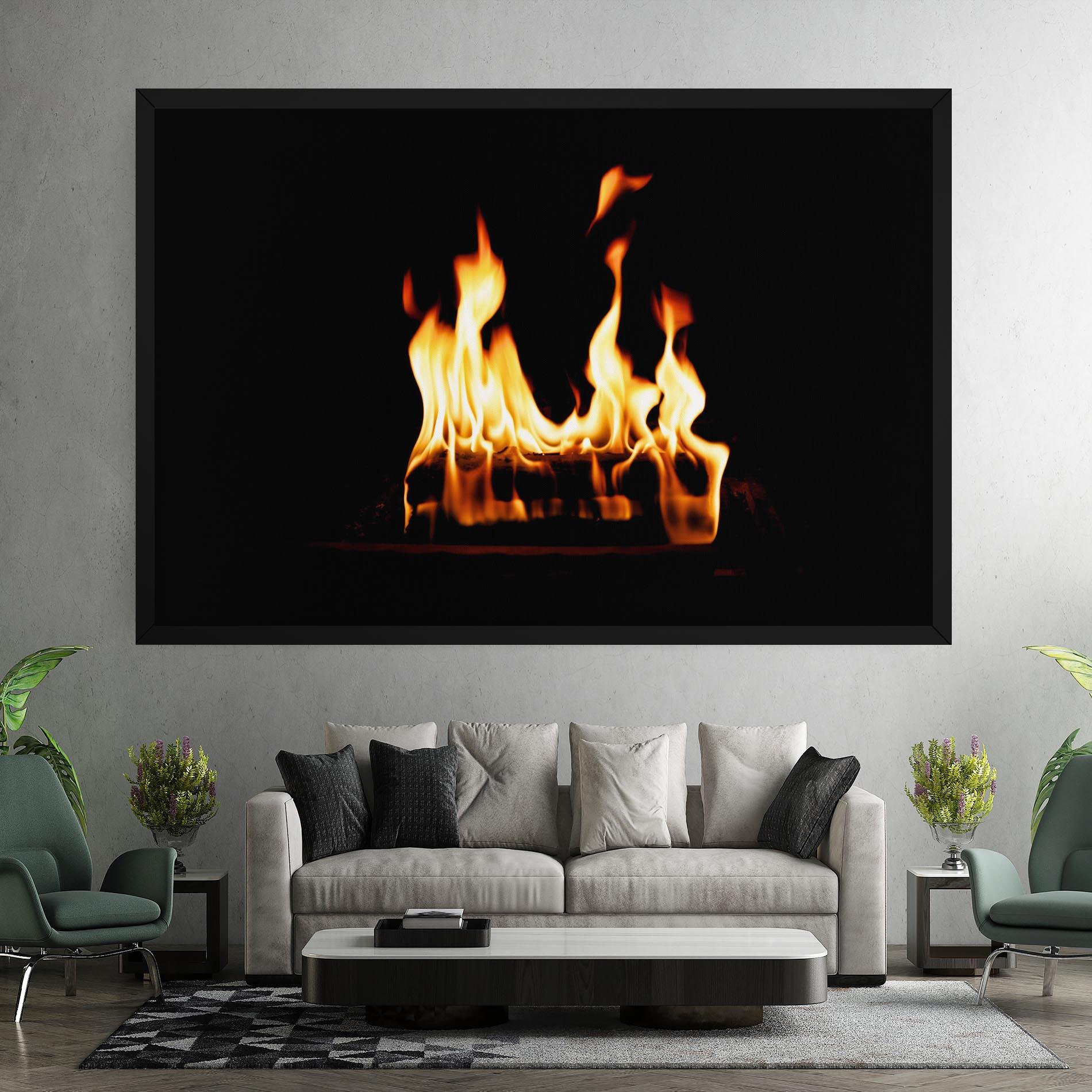 Tablou Canvas Calm Fire mockup 7