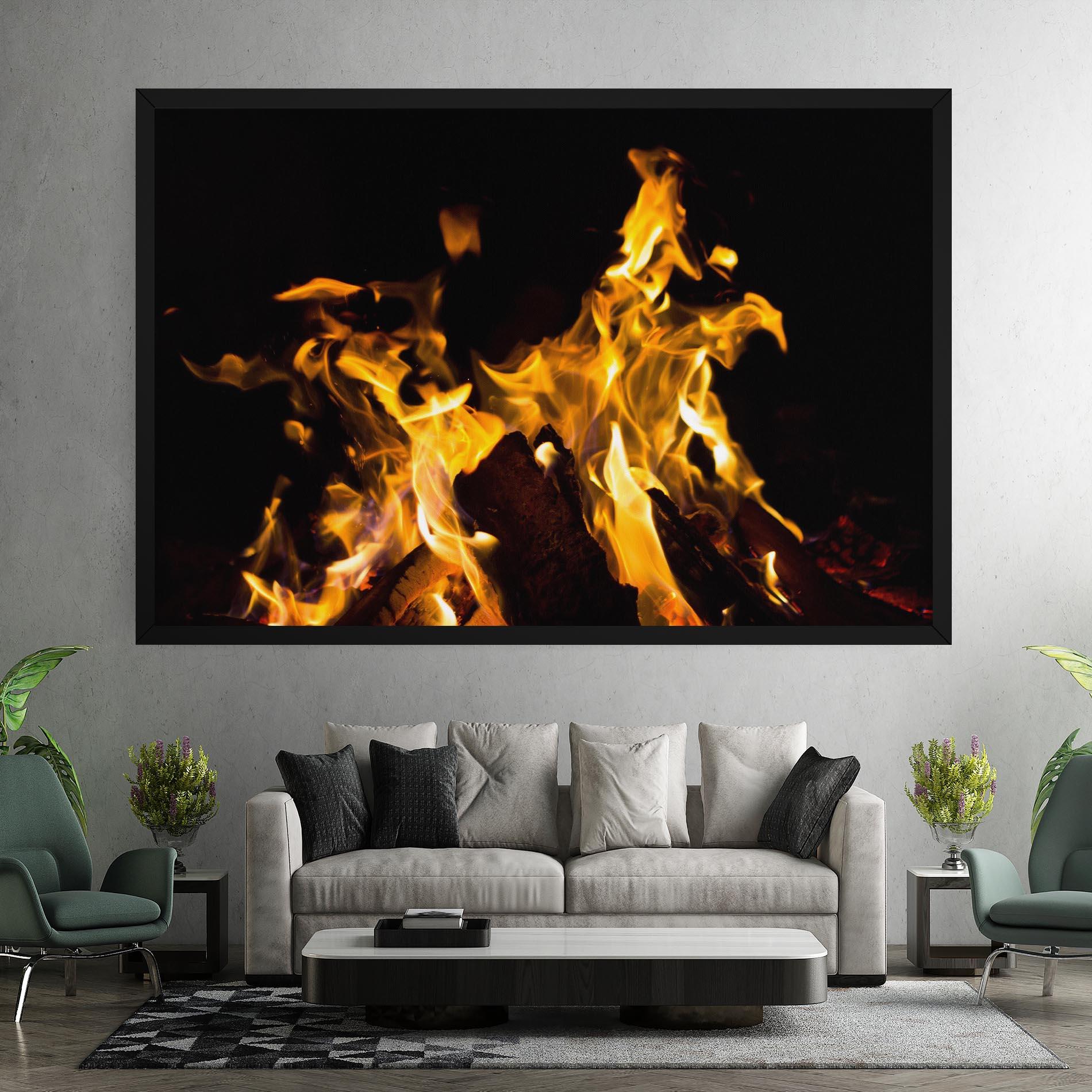 Tablou Canvas Fire Dance mockup 7