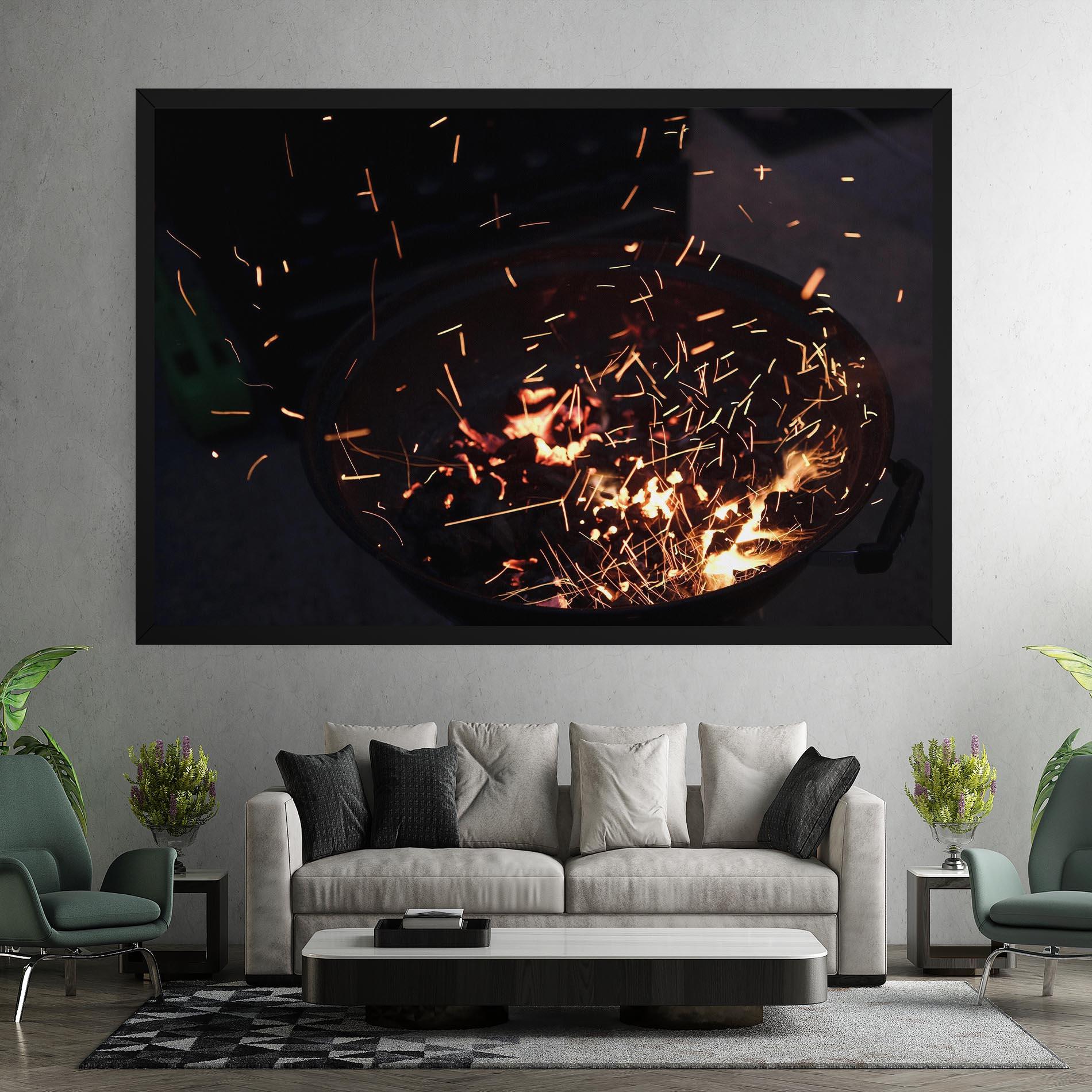 Tablou Canvas Fire Little Lights mockup 7