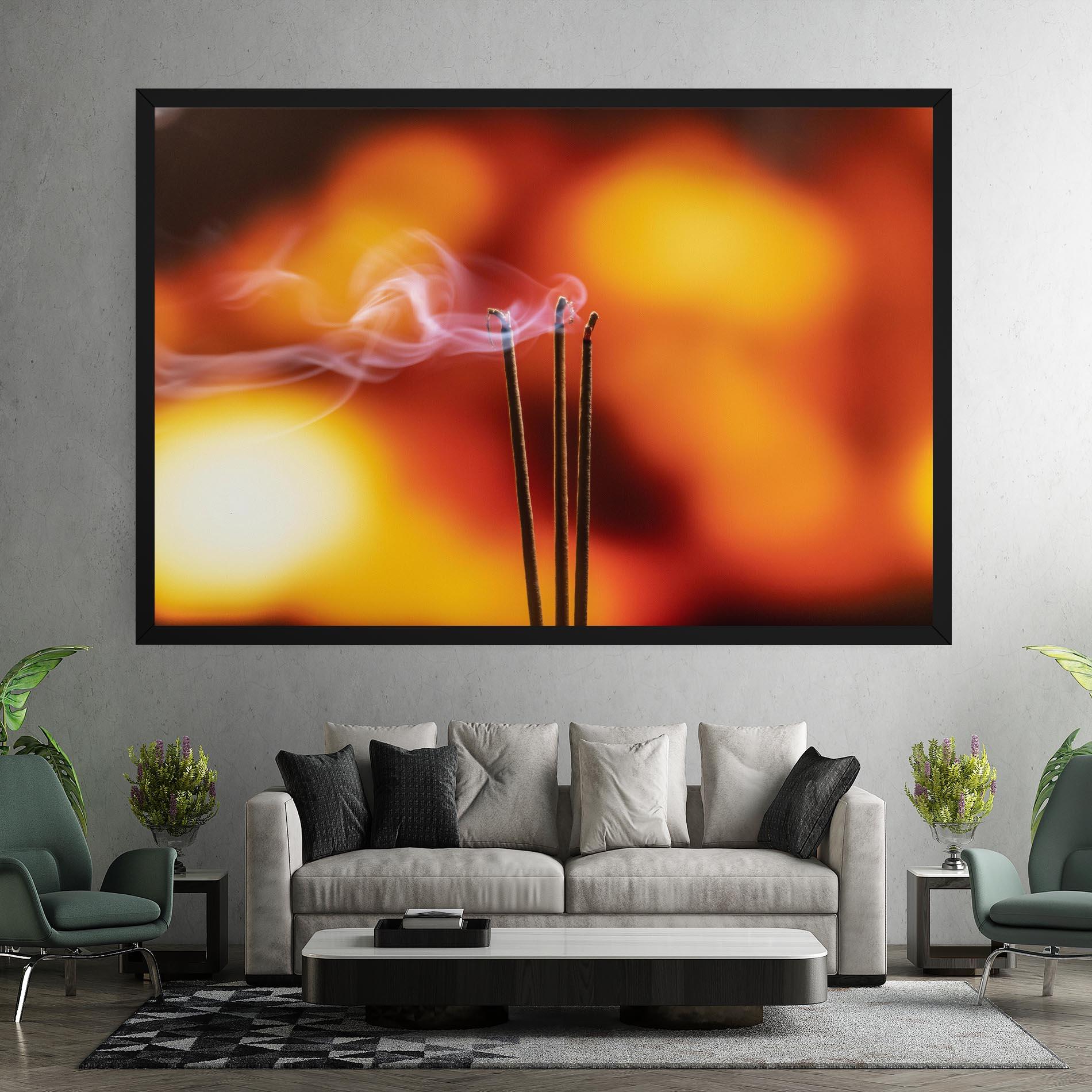 Tablou Canvas Sticks Burning mockup 7