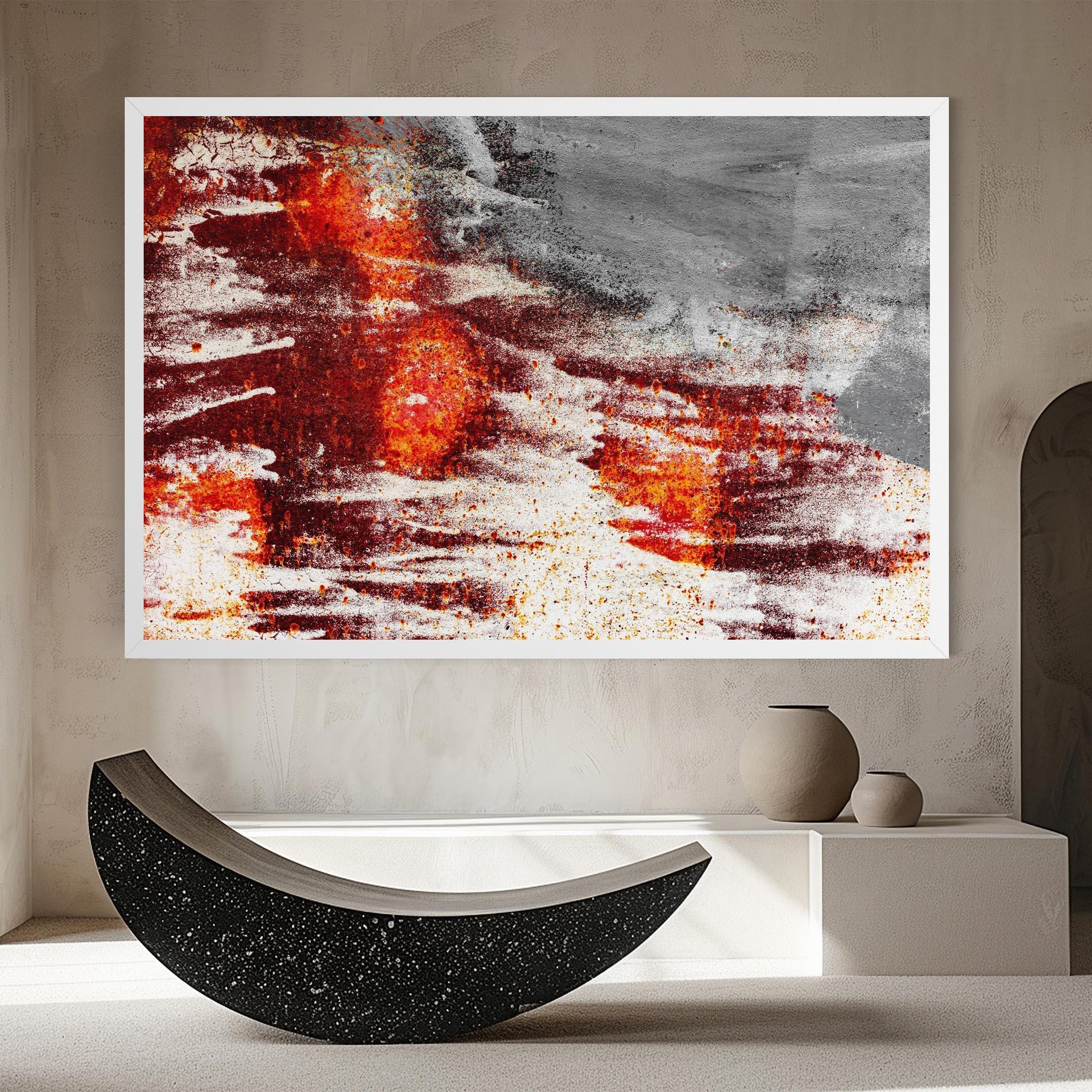 Tablou Canvas Burning Sign mockup 8