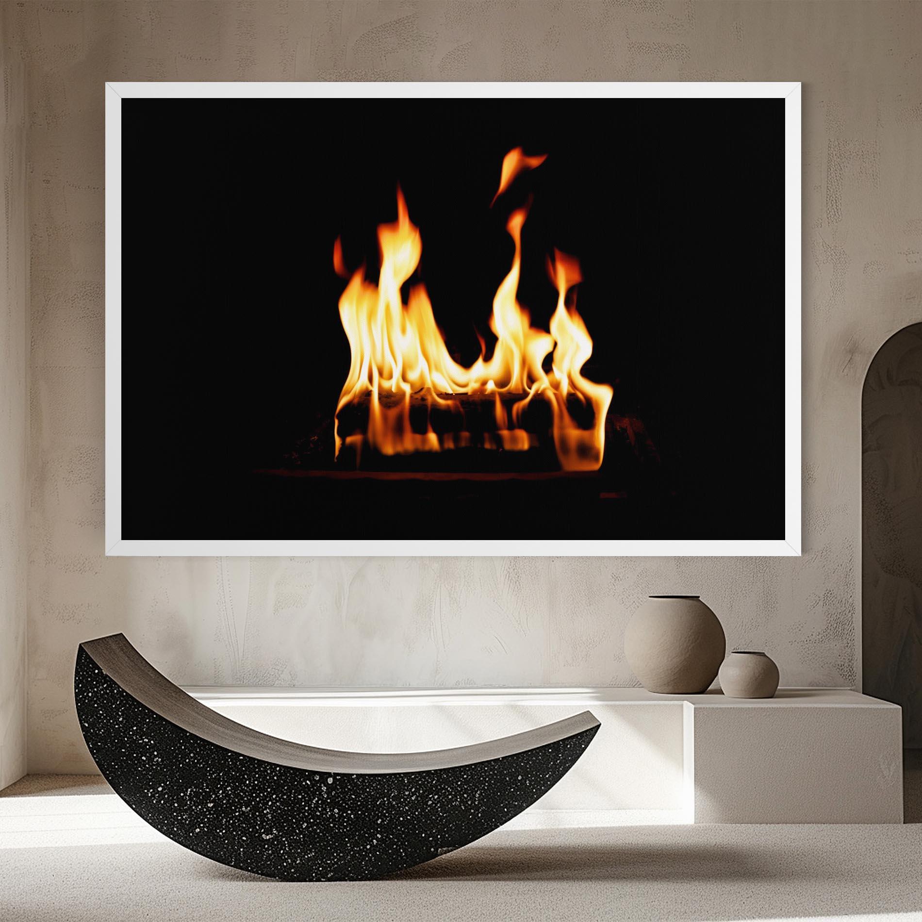 Tablou Canvas Calm Fire mockup 8