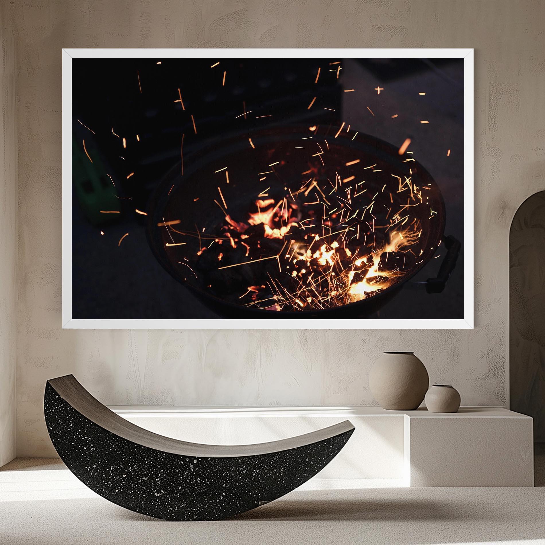 Tablou Canvas Fire Little Lights mockup 8