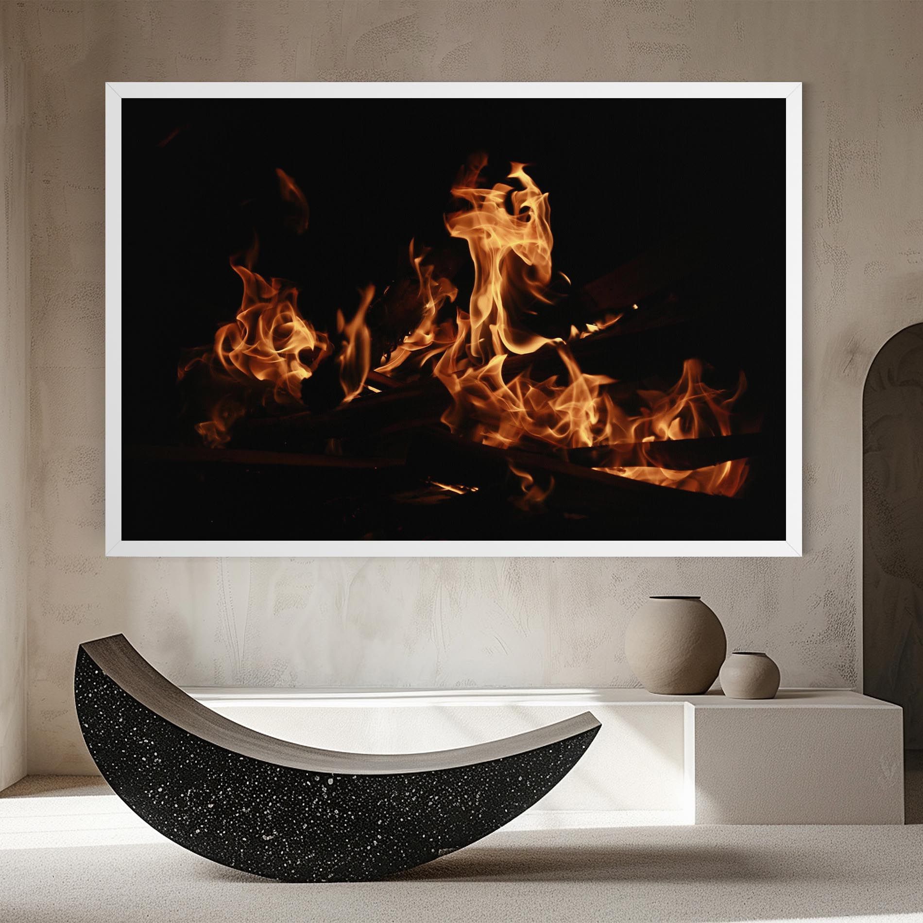 Fire On Black mockup 8
