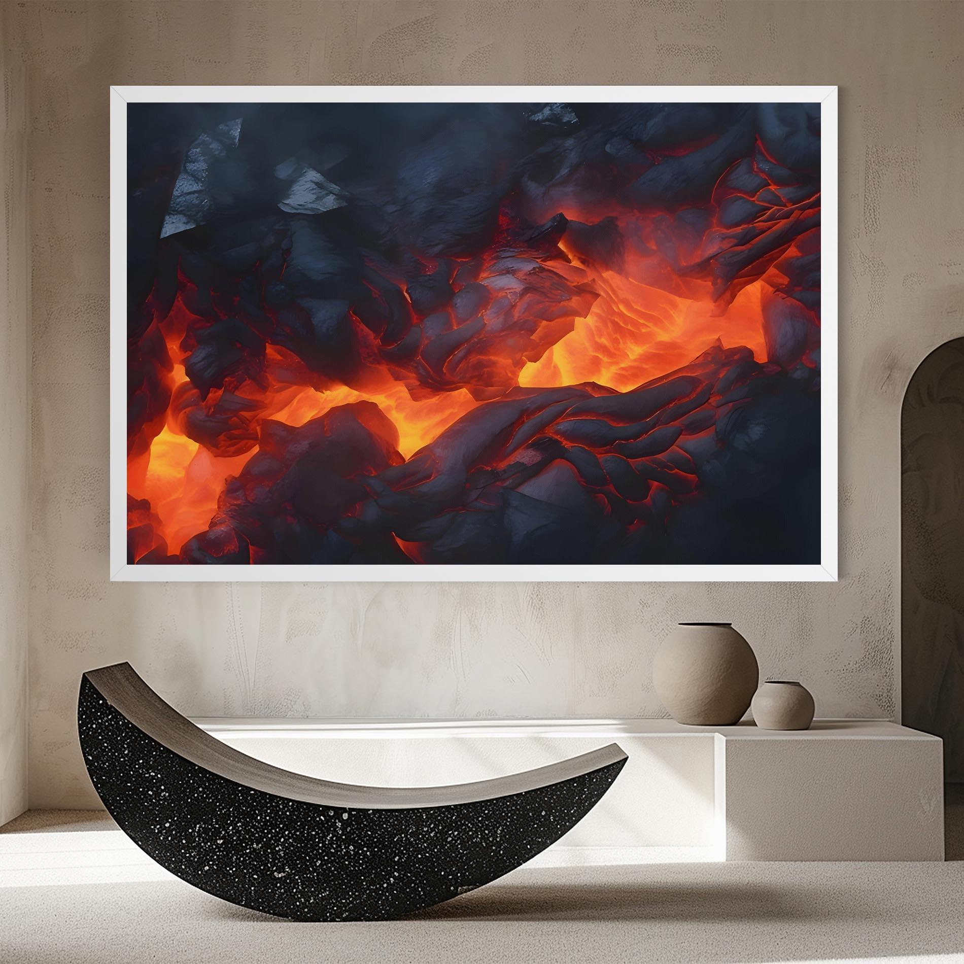 Tablou Canvas Lava Art mockup 8