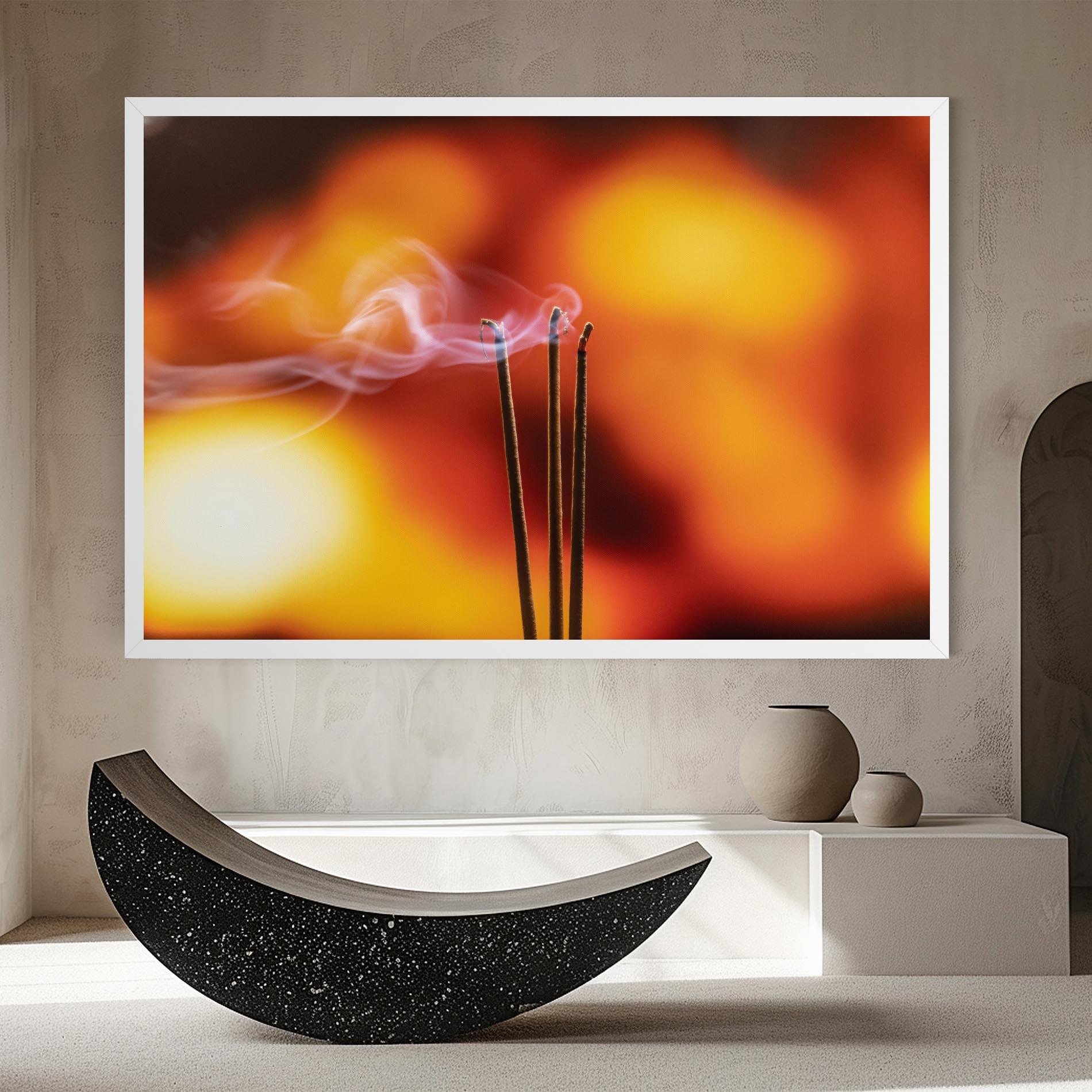 Tablou Canvas Sticks Burning mockup 8