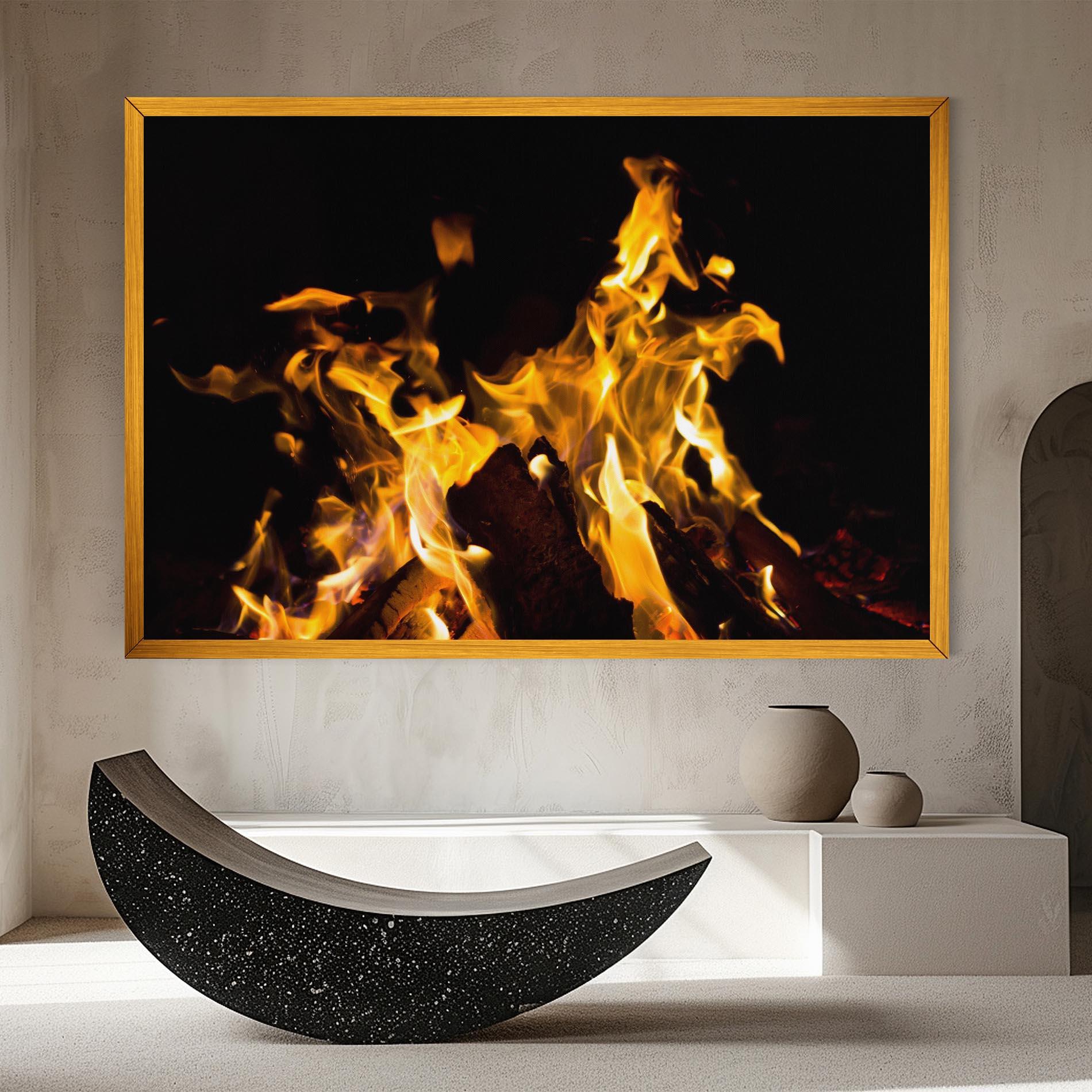 Tablou Canvas Fire Dance mockup 8