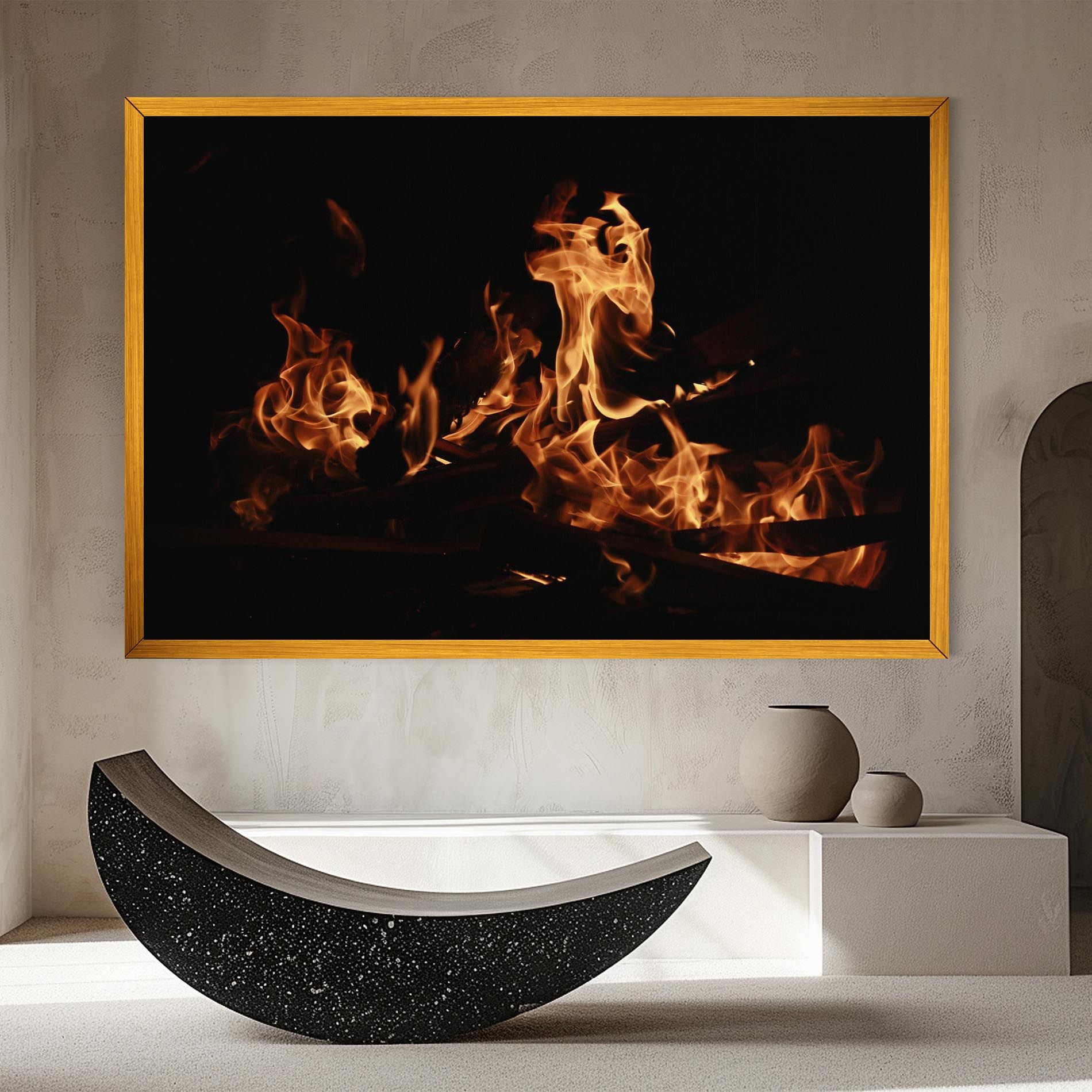 Fire On Black mockup 8