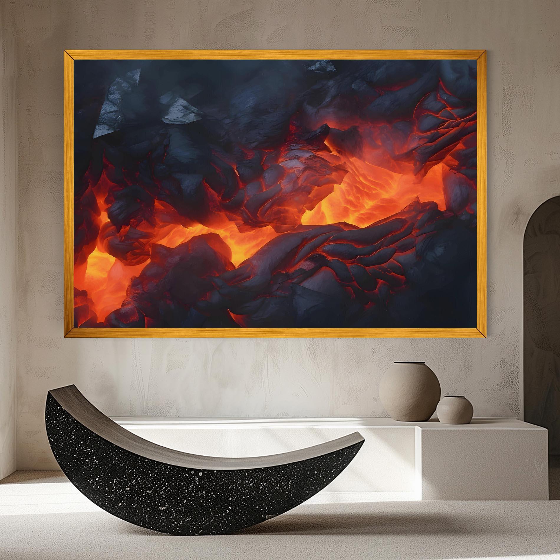 Tablou Canvas Lava Art mockup 8