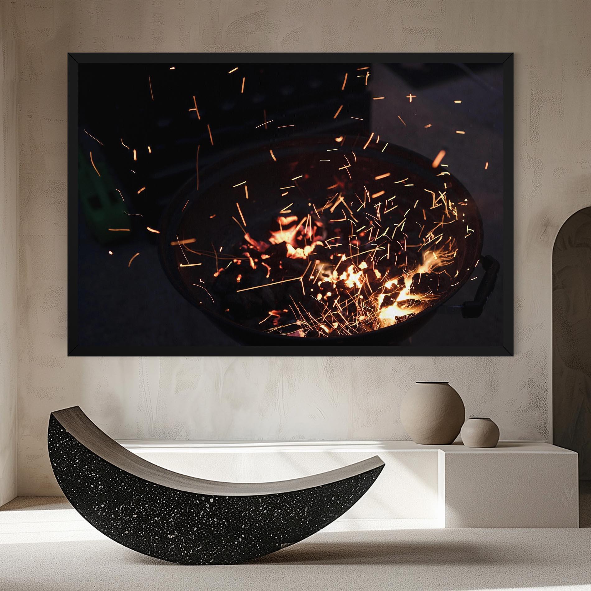 Tablou Canvas Fire Little Lights mockup 8