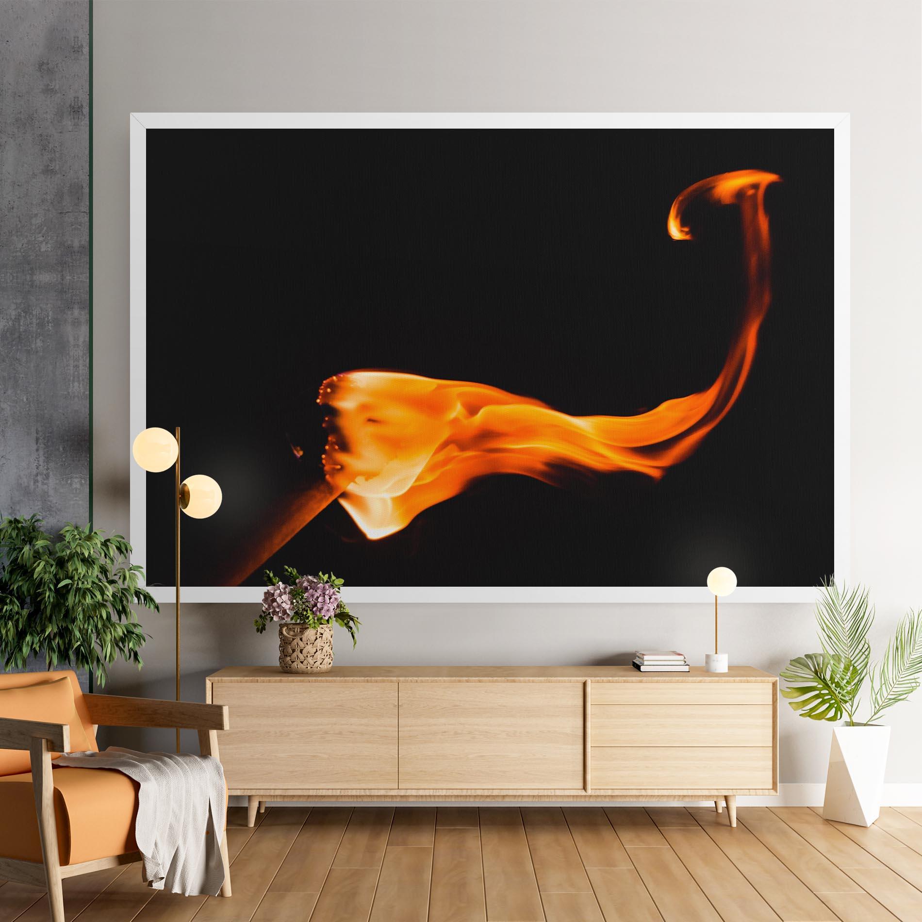 Tablou Canvas Art Fire mockup 9