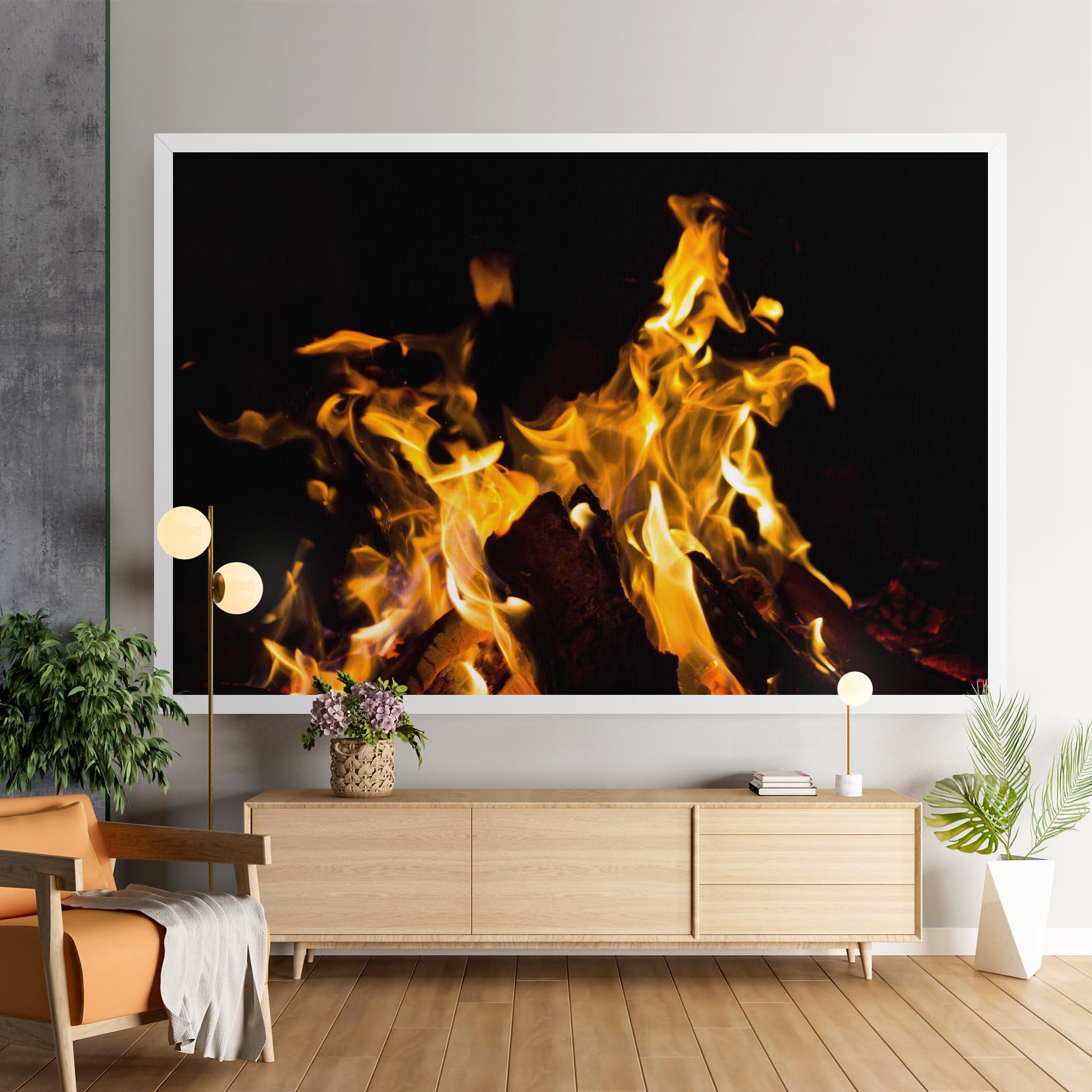 Tablou Canvas Fire Dance mockup 9