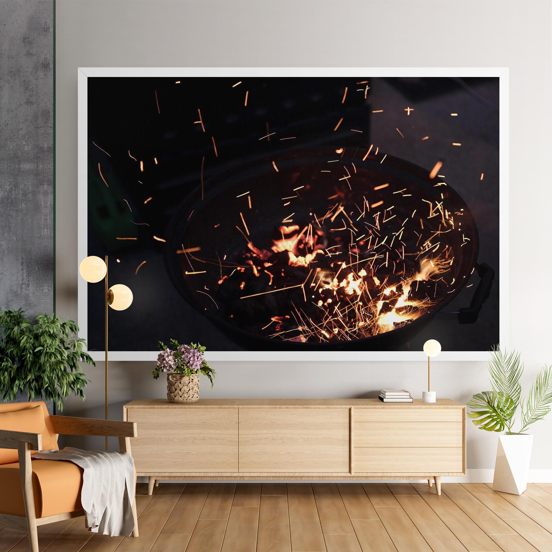 Tablou Canvas Fire Little Lights mockup 9