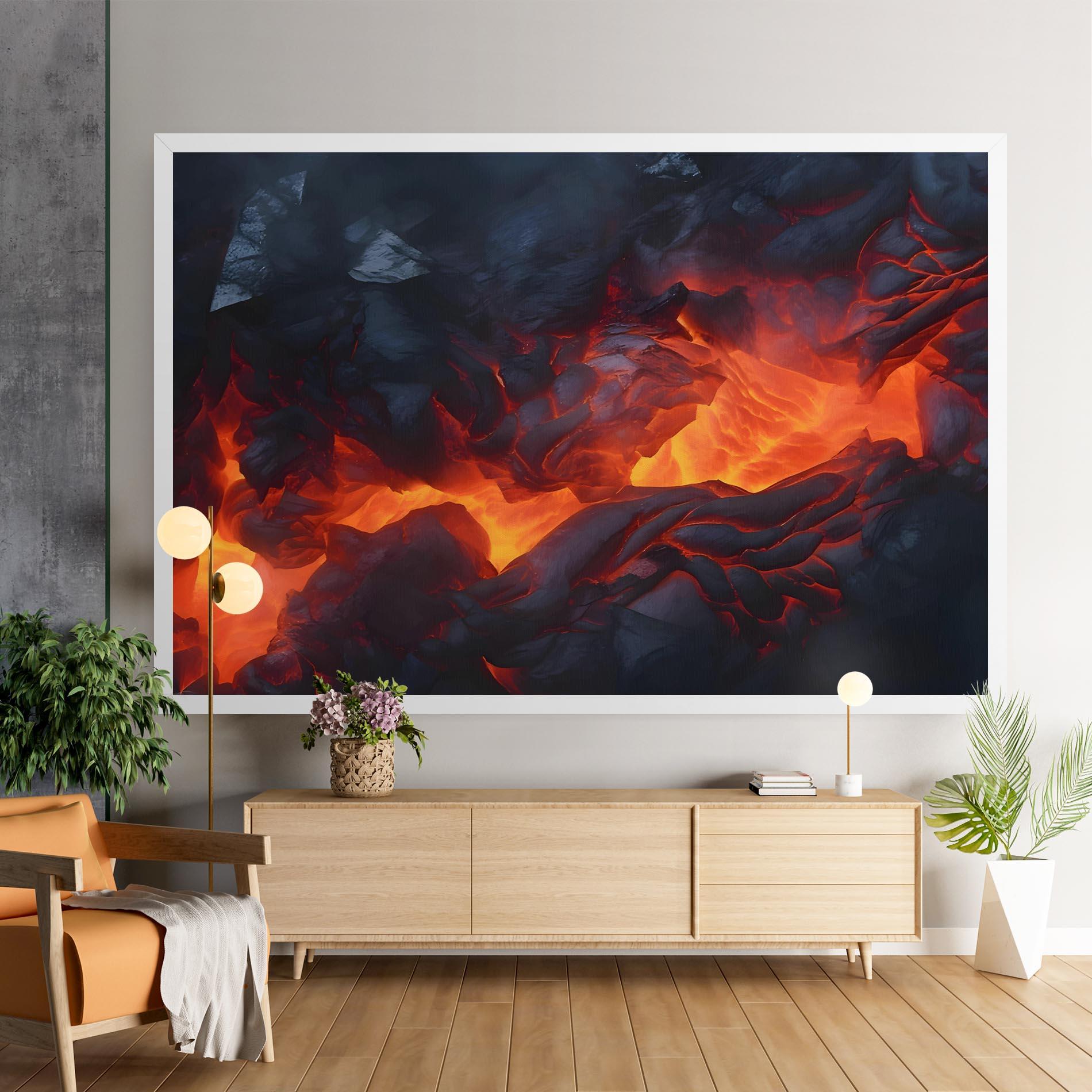 Tablou Canvas Lava Art mockup 9