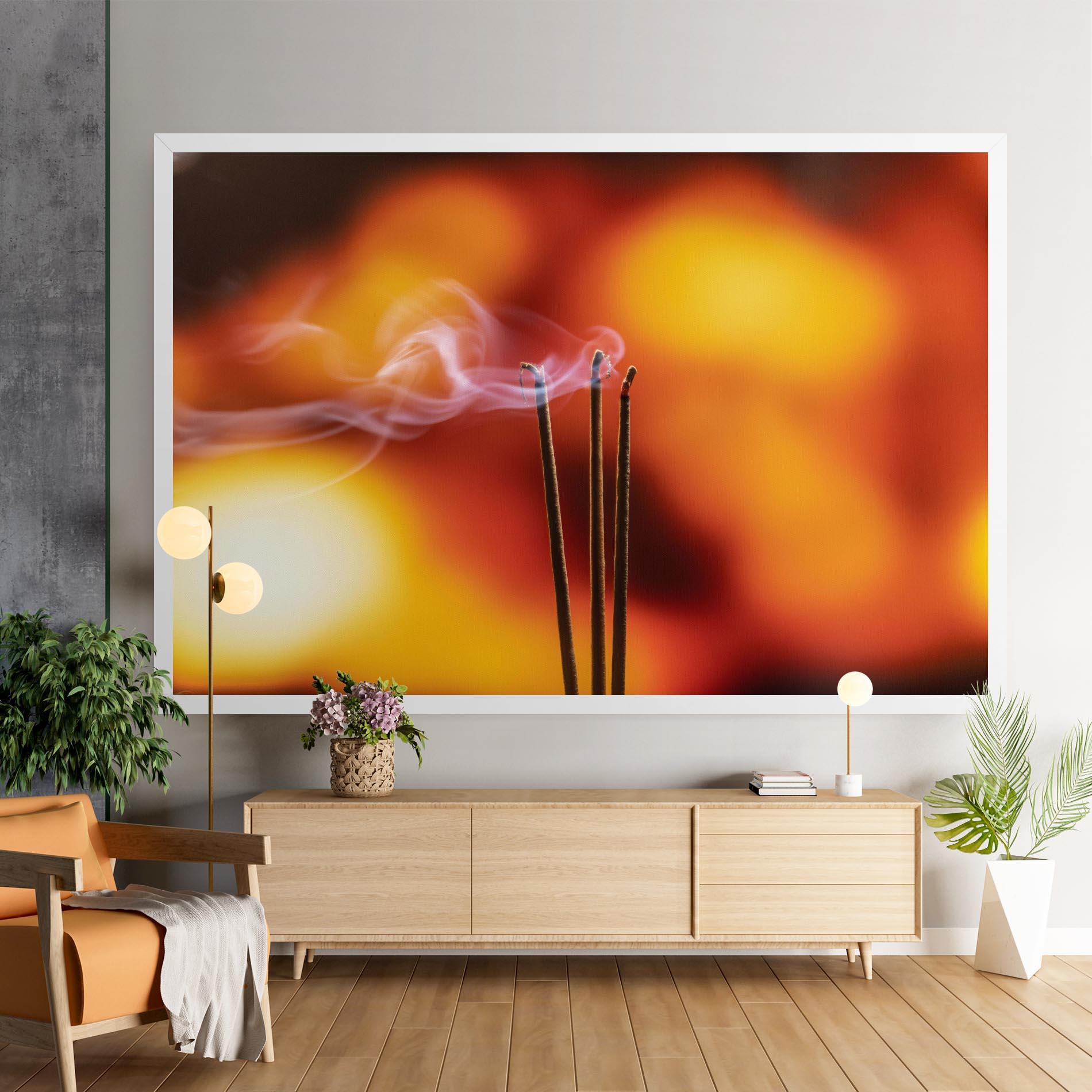 Tablou Canvas Sticks Burning mockup 9