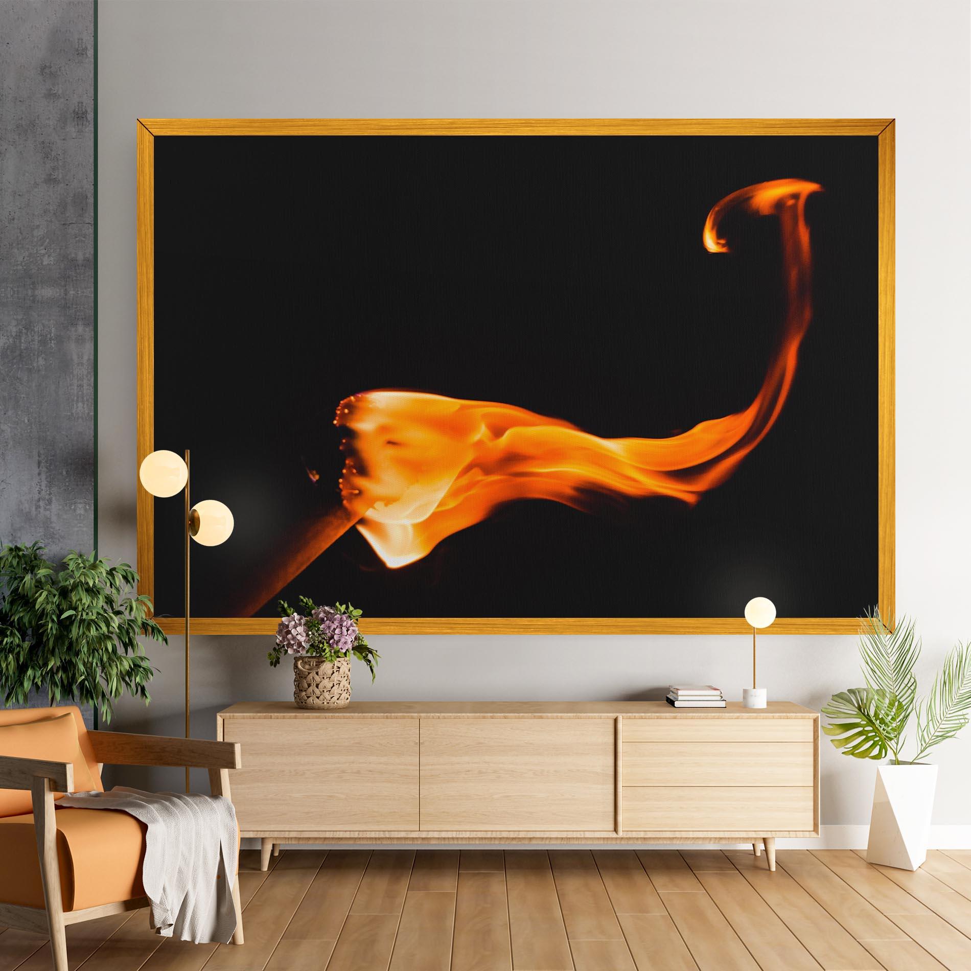 Tablou Canvas Art Fire mockup 9