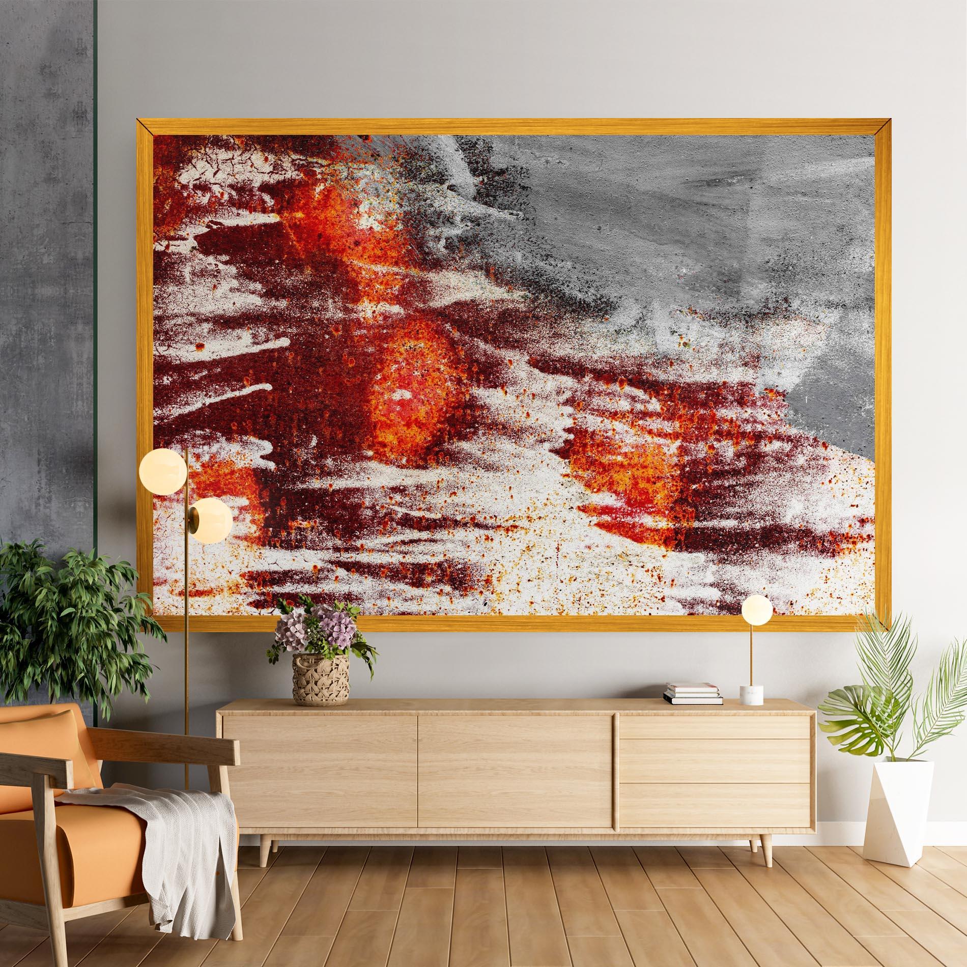 Tablou Canvas Burning Sign mockup 9