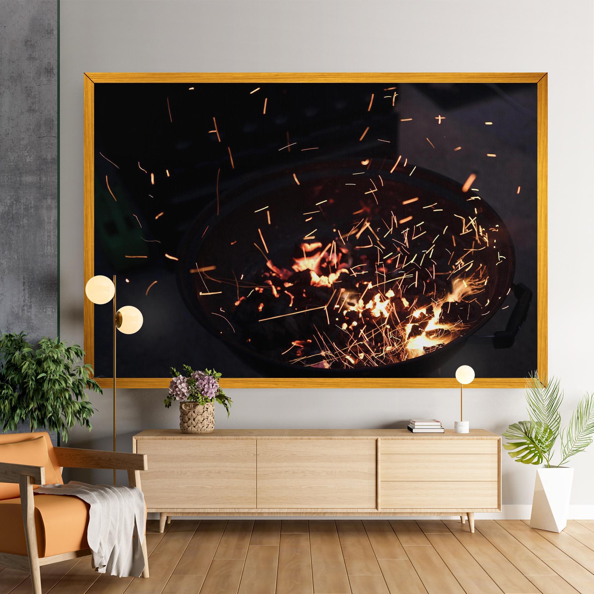 Tablou Canvas Fire Little Lights mockup 9