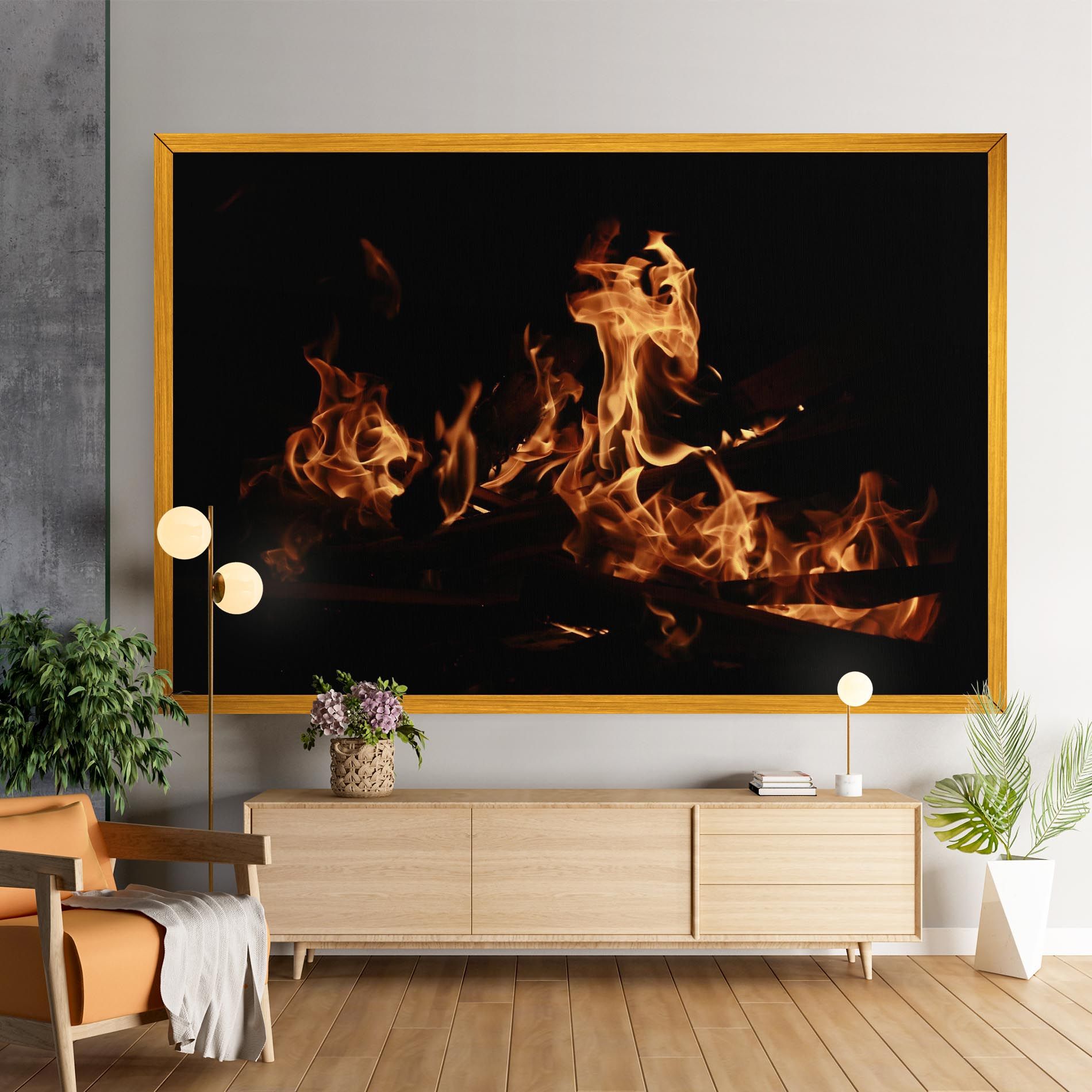 Fire On Black mockup 9