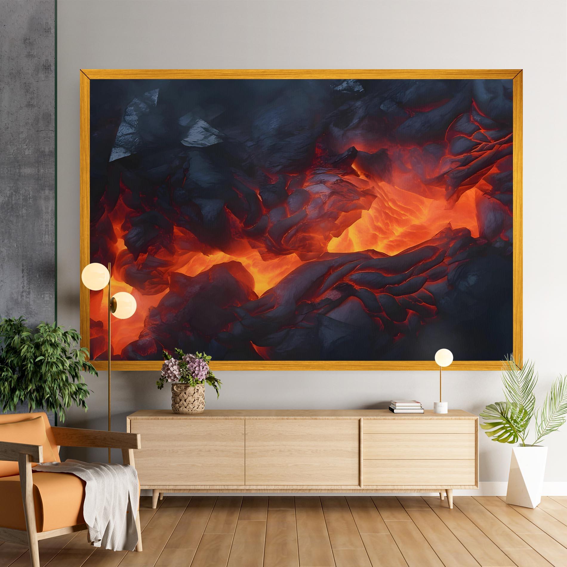 Tablou Canvas Lava Art mockup 9