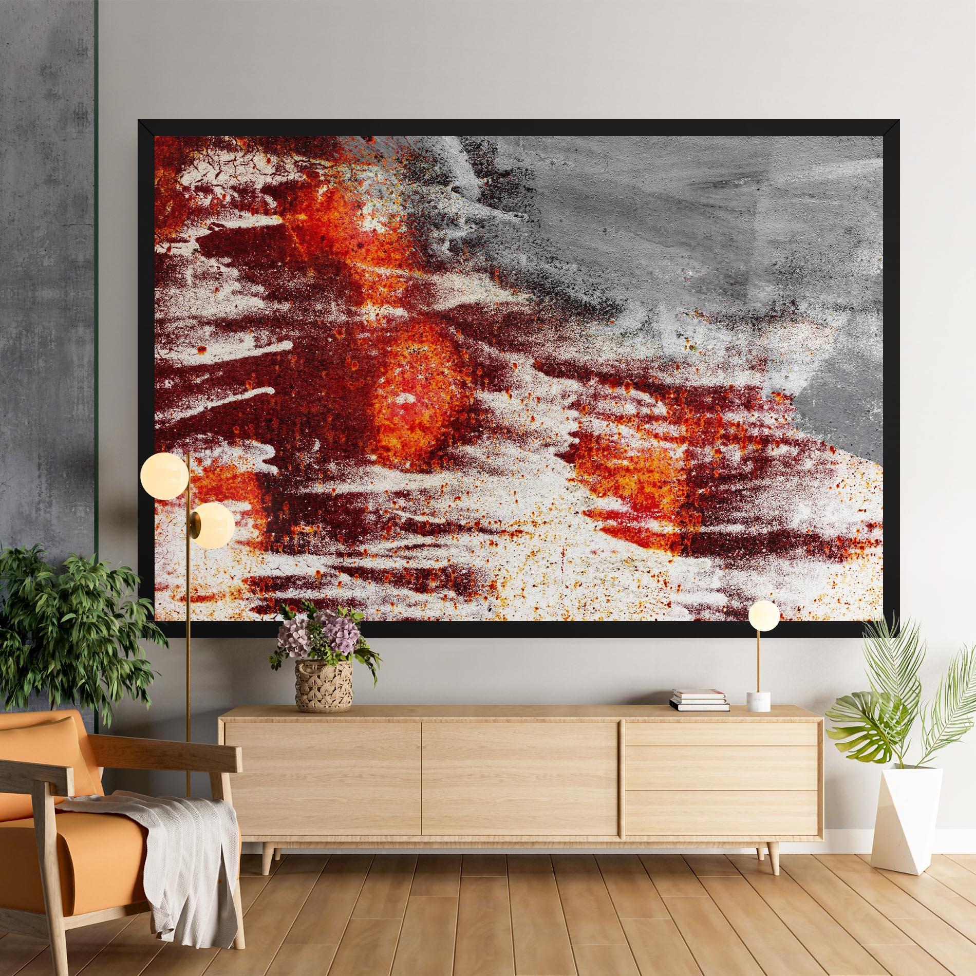 Tablou Canvas Burning Sign mockup 9