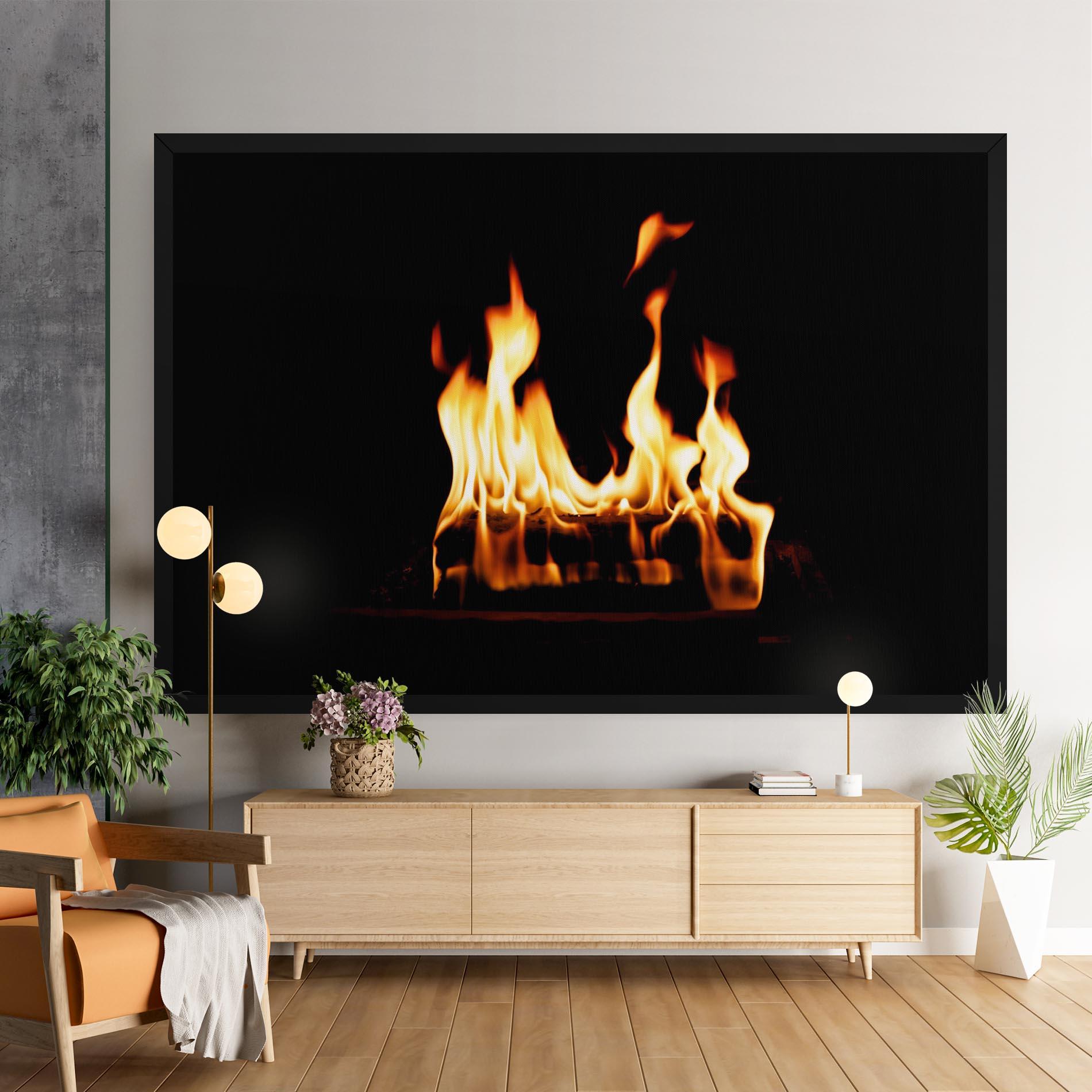 Tablou Canvas Calm Fire mockup 9