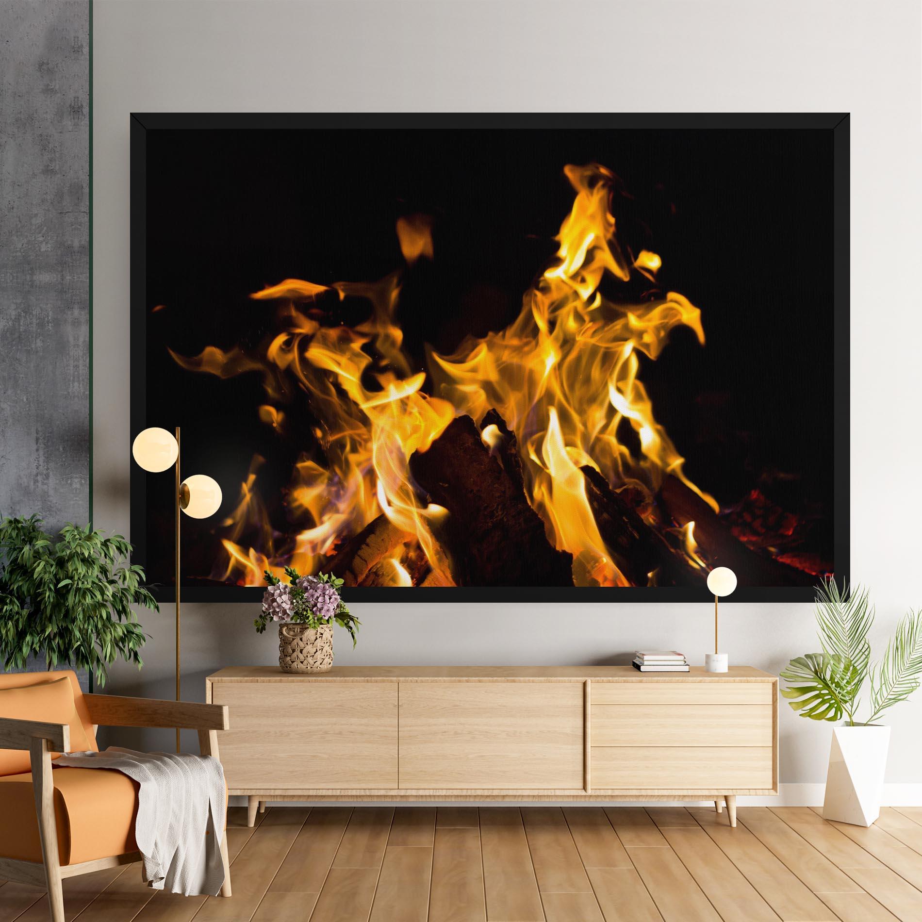 Tablou Canvas Fire Dance mockup 9